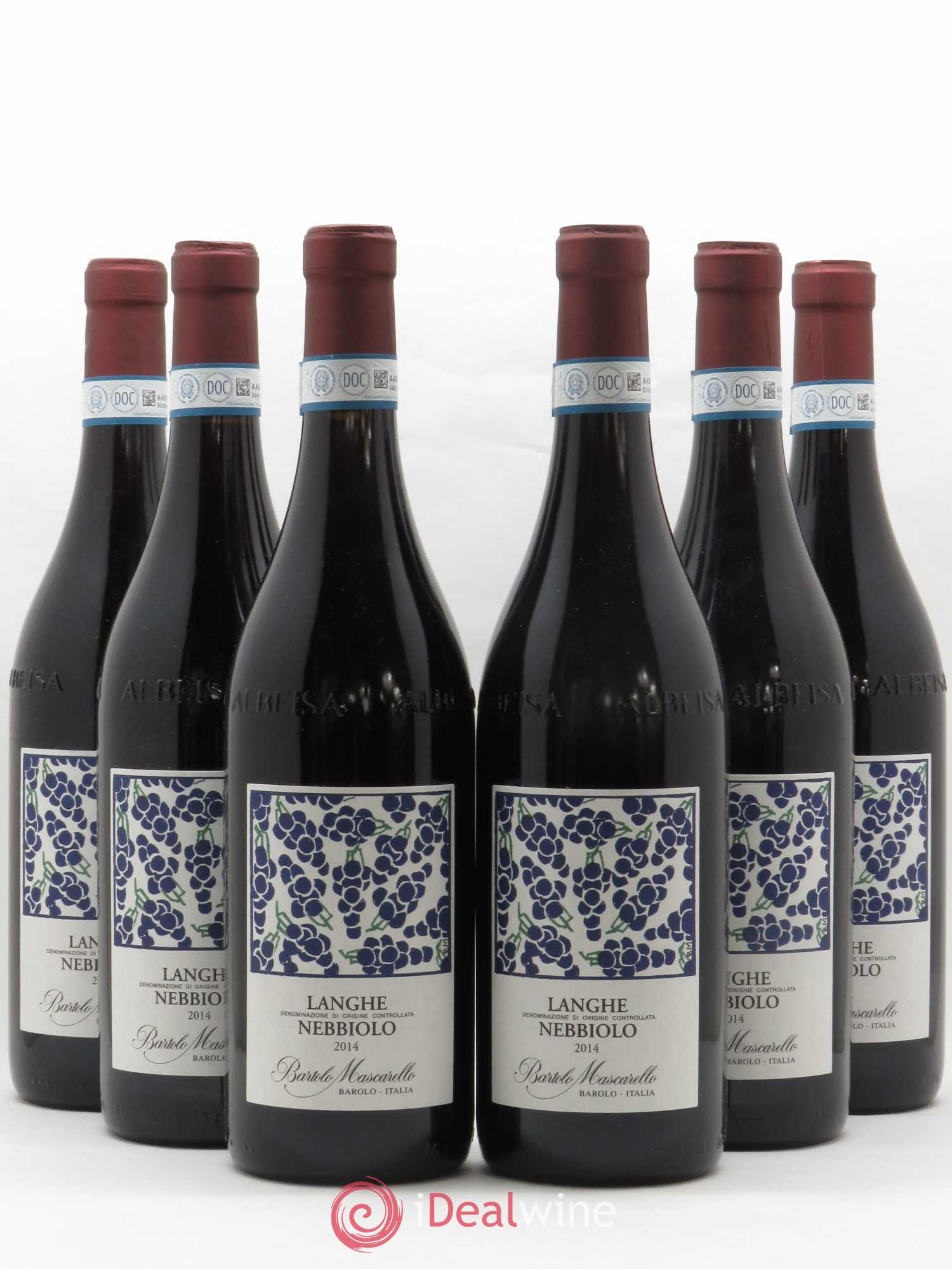 Langhe DOC Nebbiolo Bartolo Mascarello 2014 - Lot de 6 bouteilles - 0
