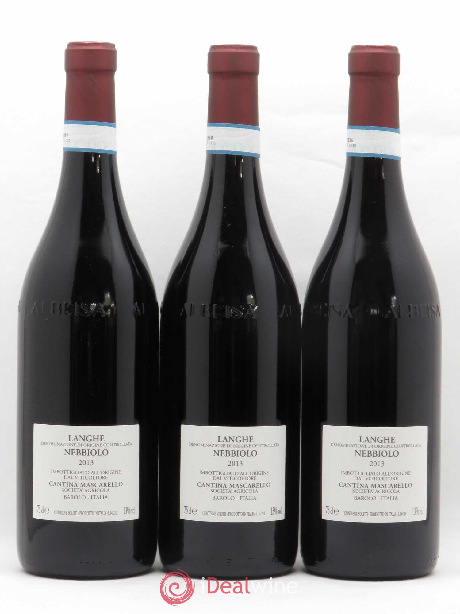 Langhe DOC Nebbiolo Bartolo Mascarello 2013 - Lot de 3 bouteilles - 1