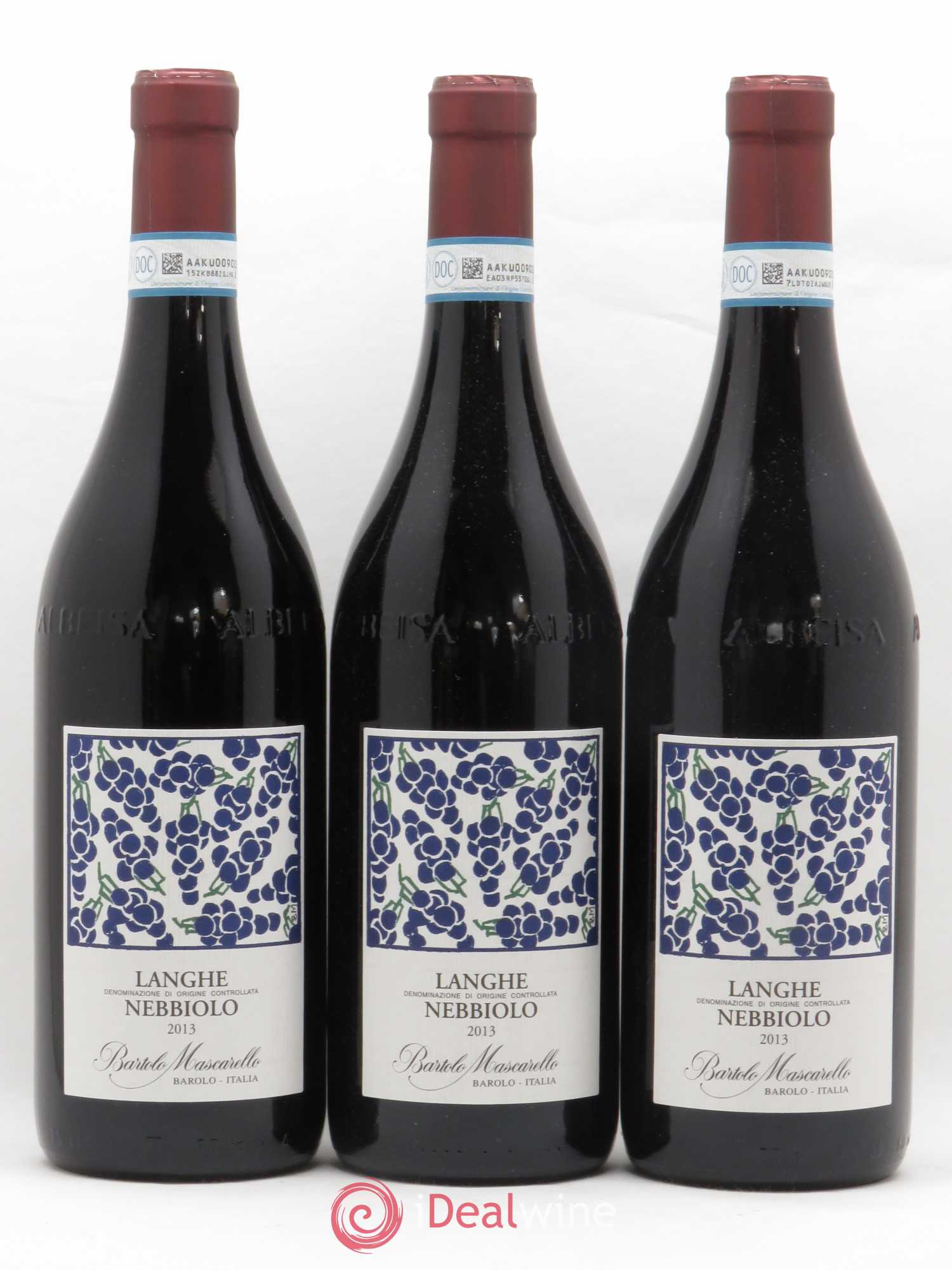 Langhe DOC Nebbiolo Bartolo Mascarello 2013 - Lot de 3 bouteilles - 0