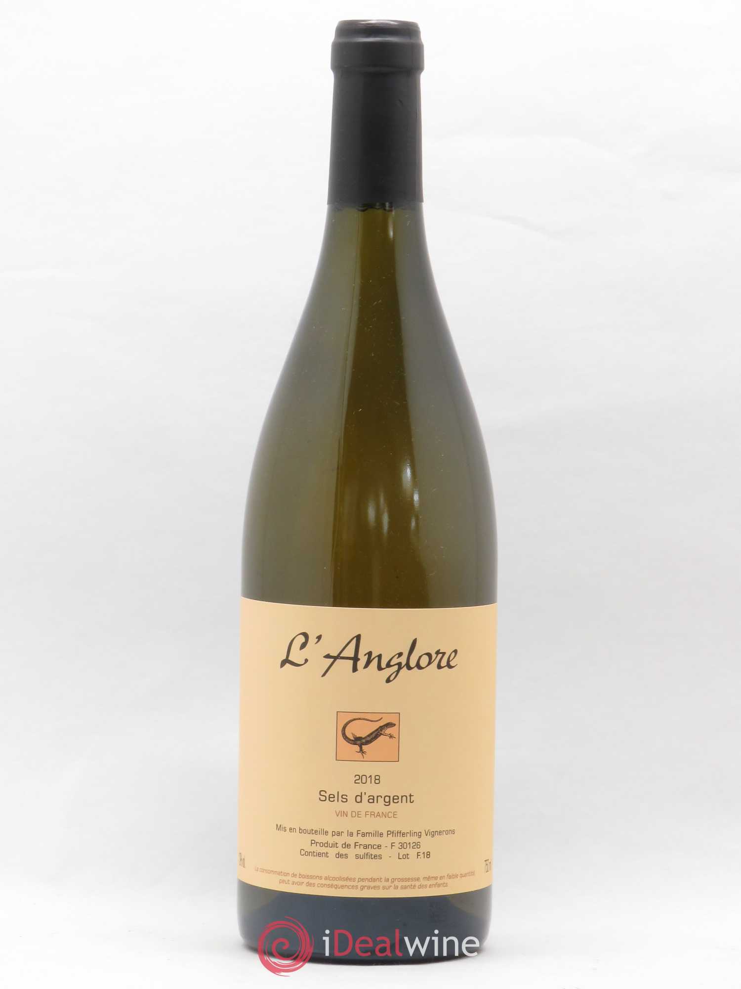 Vin de France Sels d'argent L'Anglore 2018 - Lot de 1 bouteille - 0