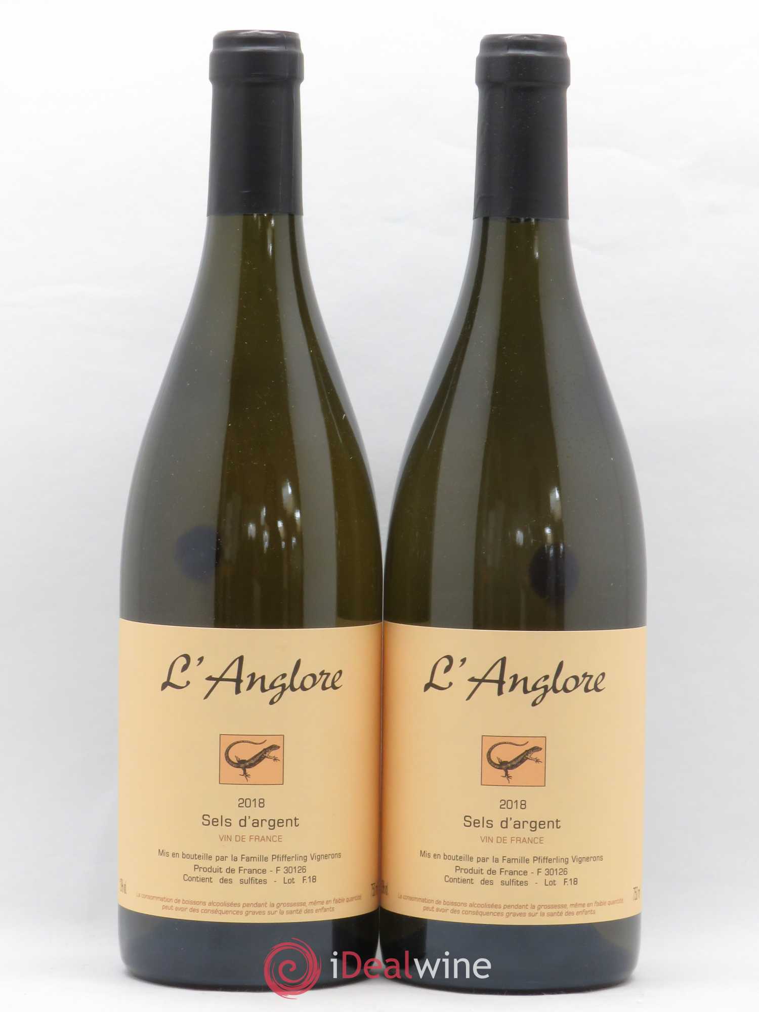 Vin de France Sels d'argent L'Anglore 2018 - Lot de 2 bouteilles - 0