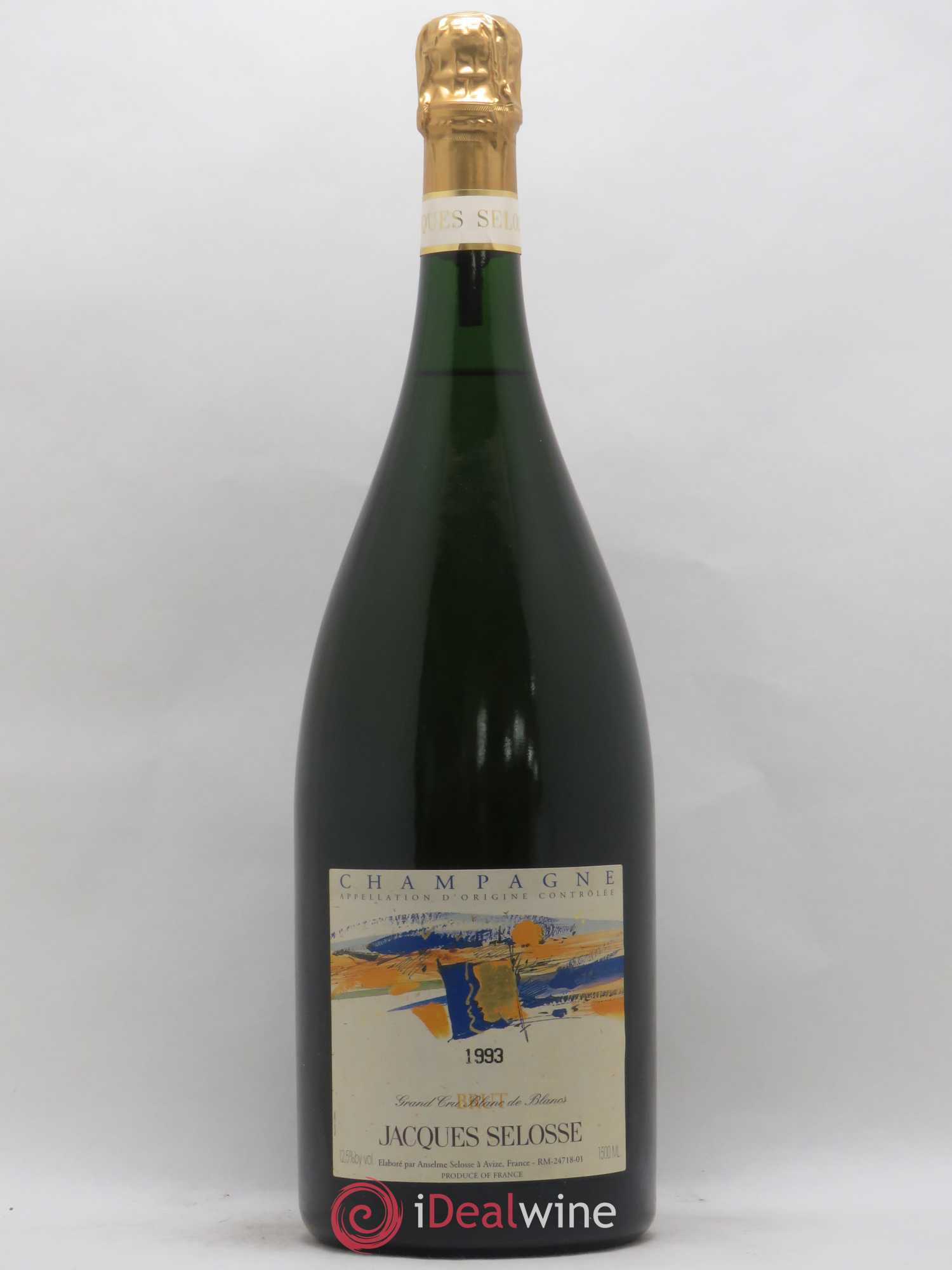 Blanc de Blancs Millésimé Jacques Selosse Brut 1993 - Lot de 1 magnum - 0