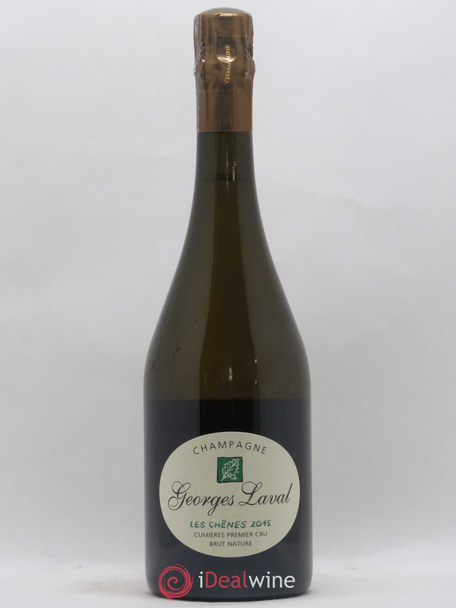 Les Chênes 1er Cru Brut Nature Georges Laval 2015 - Lot de 1 bouteille - 0