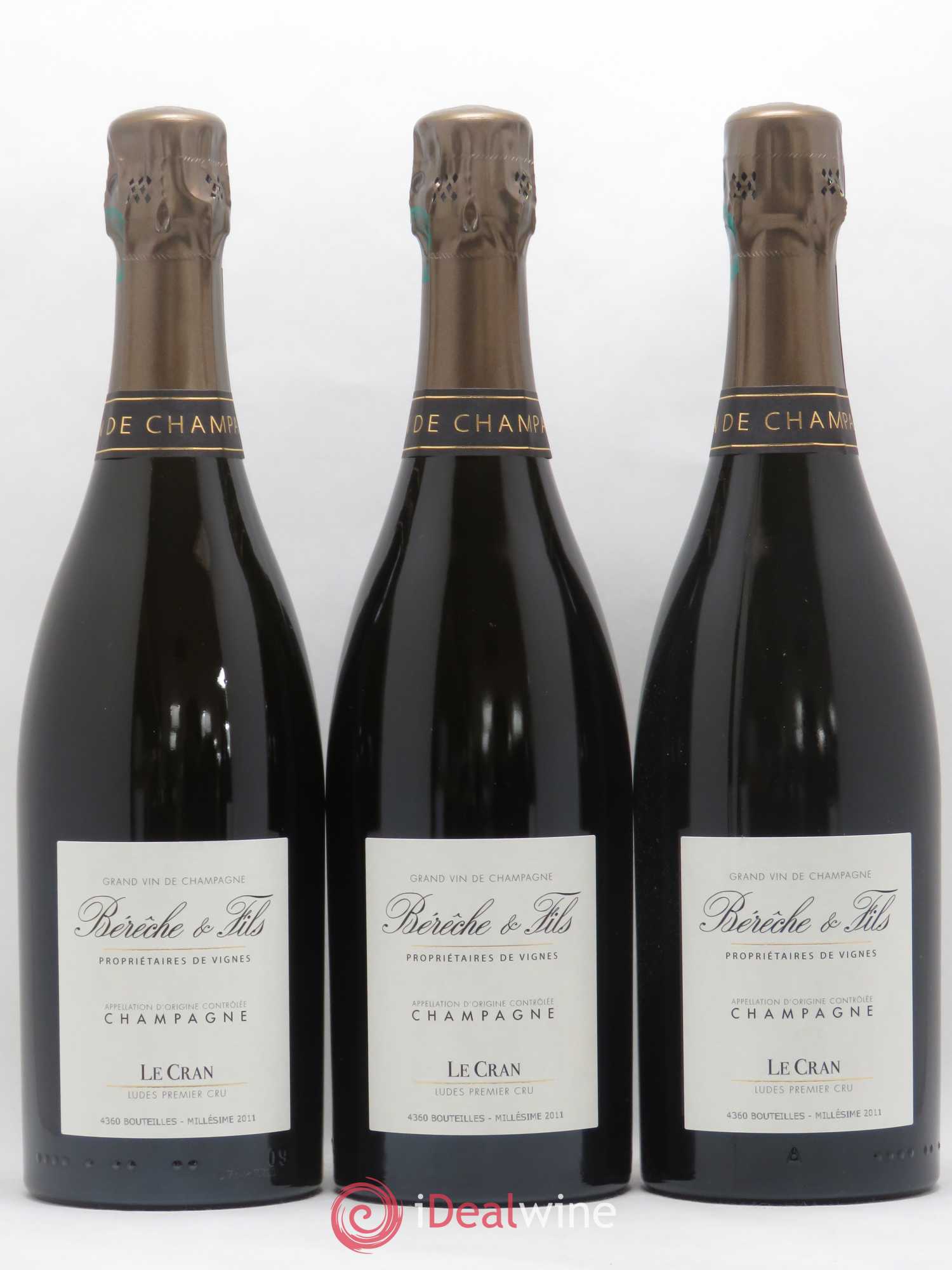 Ludes 1er Cru Le Cran Extra-Brut Bérêche et Fils 2011 - Lot de 6 bouteilles - 2