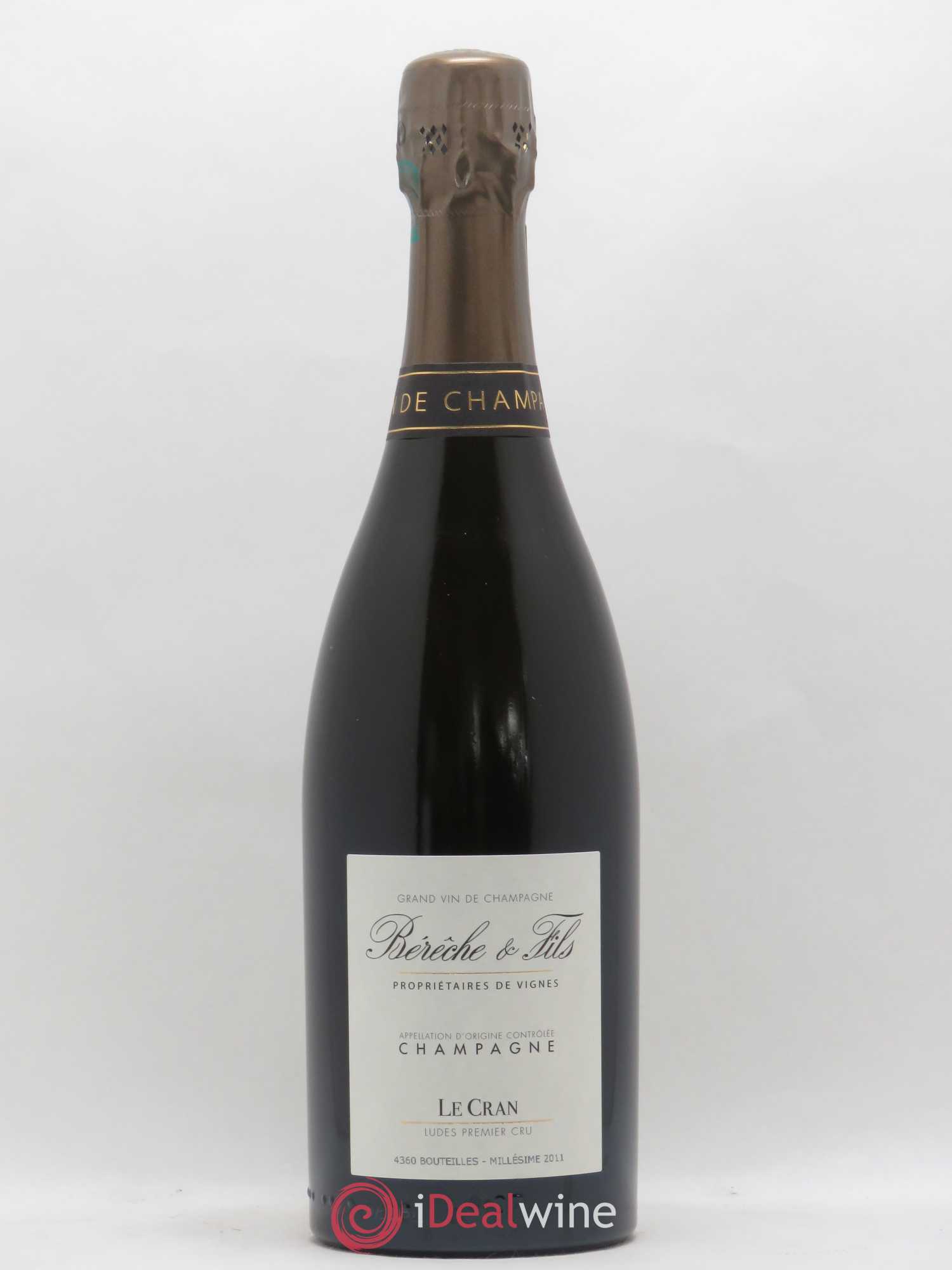 Ludes 1er Cru Le Cran Extra-Brut Bérêche et Fils 2011 - Lot de 1 bouteille - 0