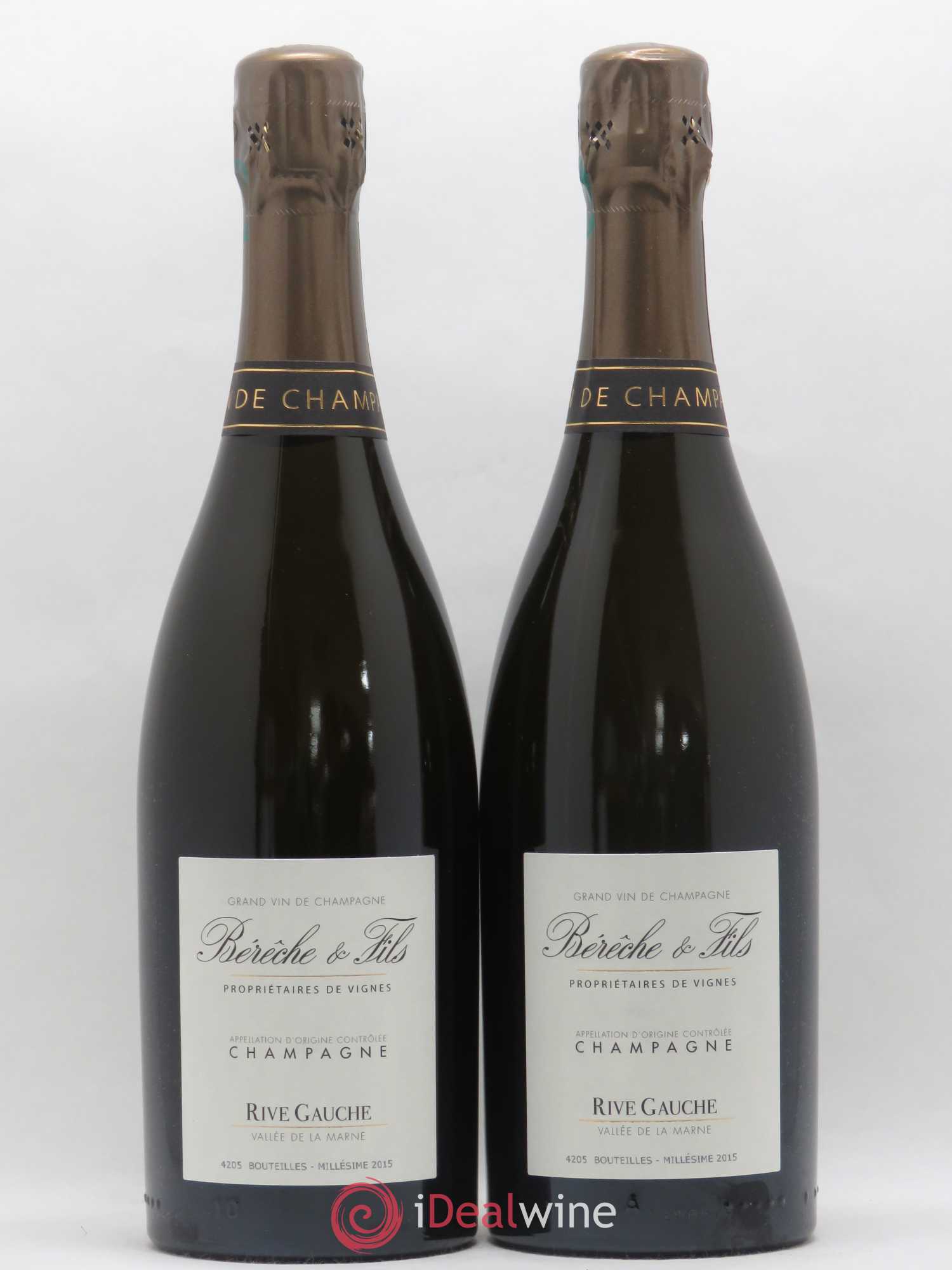 Rive Gauche Extra-Brut Bérêche et Fils 2015 - Lot de 2 bouteilles - 0