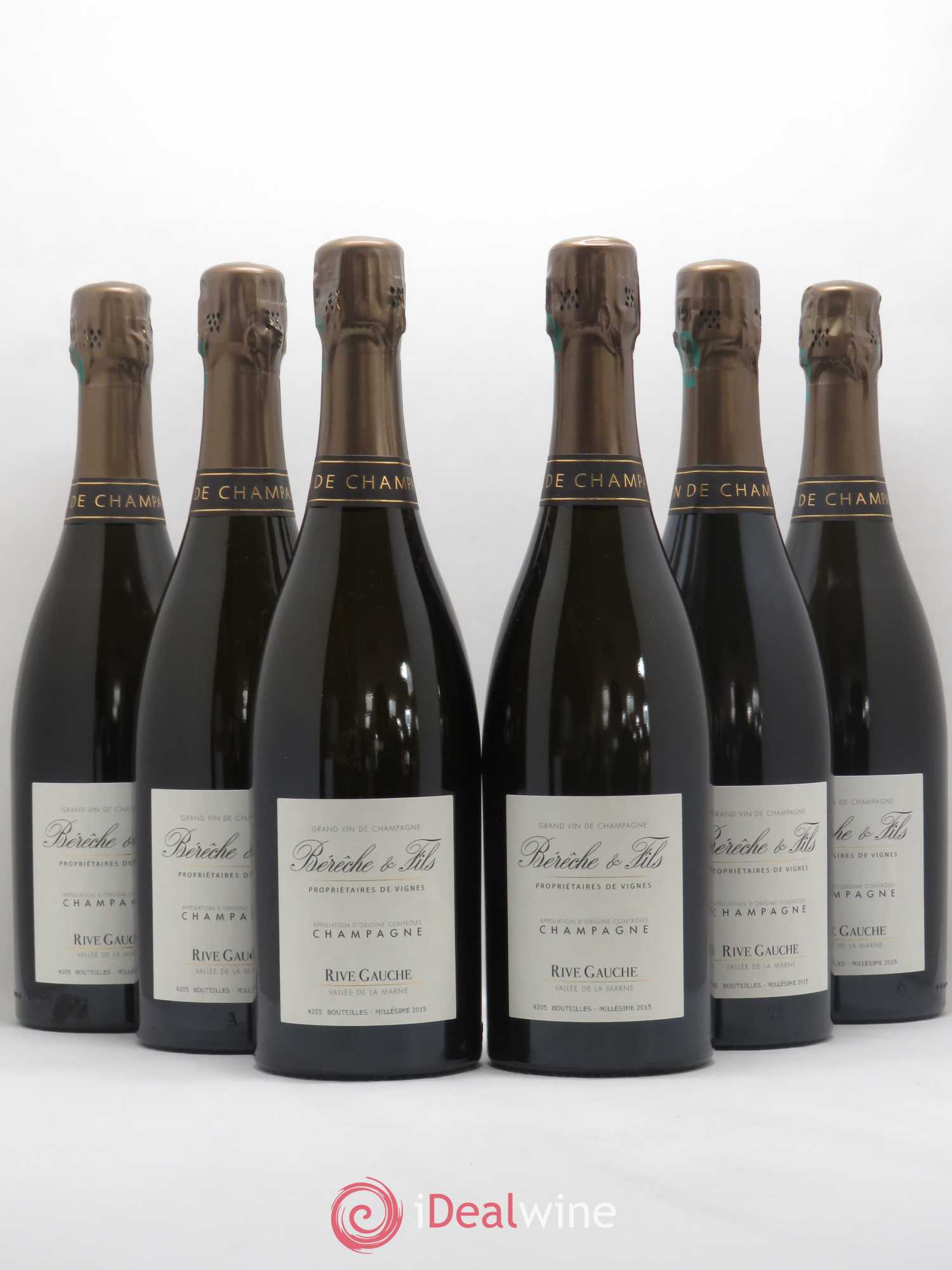 Rive Gauche Extra-Brut Bérêche et Fils 2015 - Lot de 6 bouteilles - 0