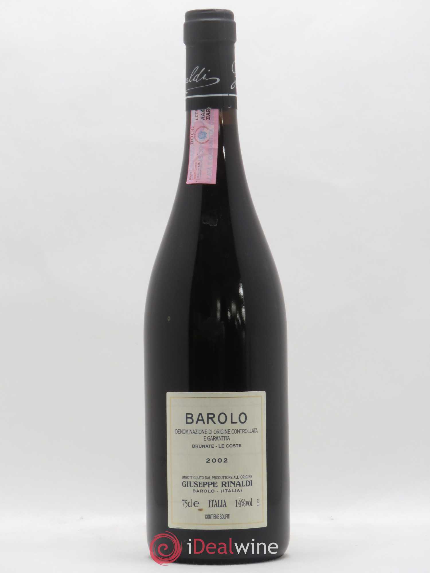 Barolo DOCG Brunate Le Coste Giuseppe Rinaldi 2002 - Posten von 1 Flasche - 1