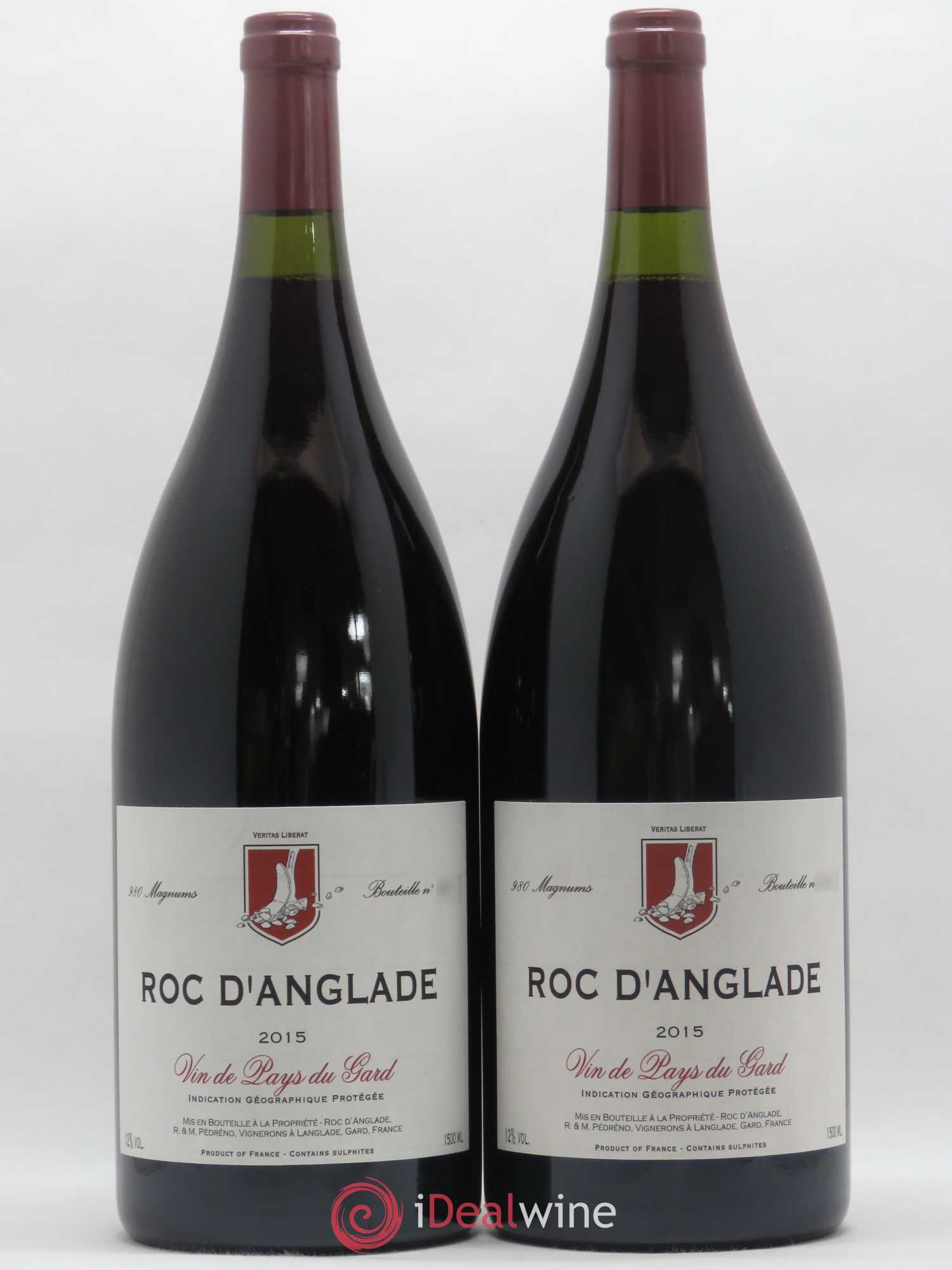 Gard Roc d'Anglade Rémy Pédréno 2015 - Lot of 2 magnums - 0