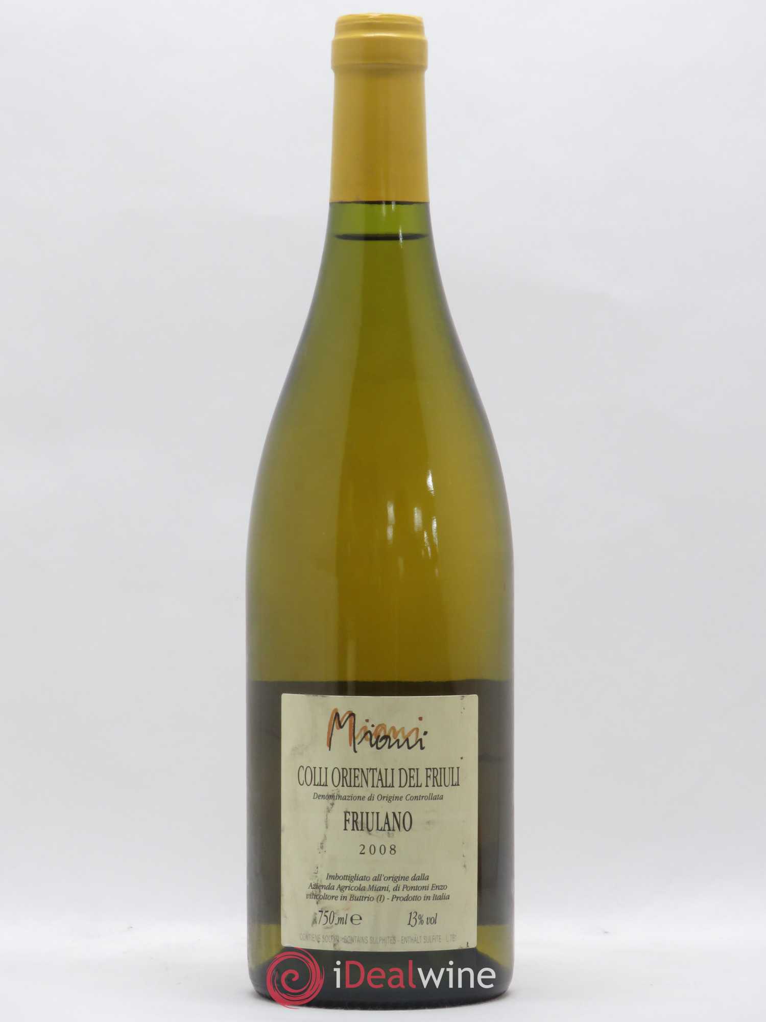 Colli Orientali del Friuli IGT Buri Miani 2008 - Lot de 1 bouteille - 1