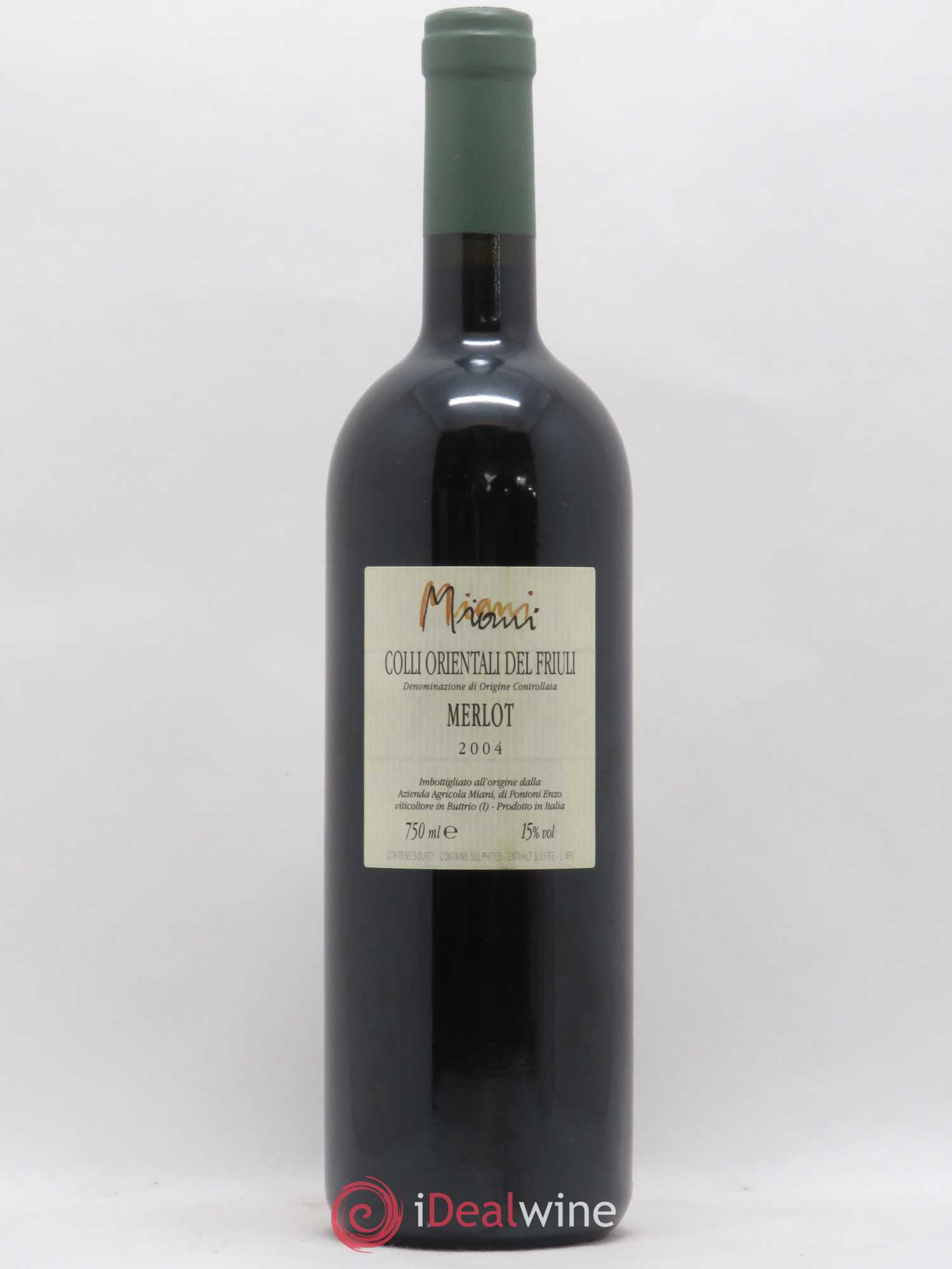 Colli Orientali del Friuli IGT Filip Merlot Miani 2004 - Lot de 1 bouteille - 1