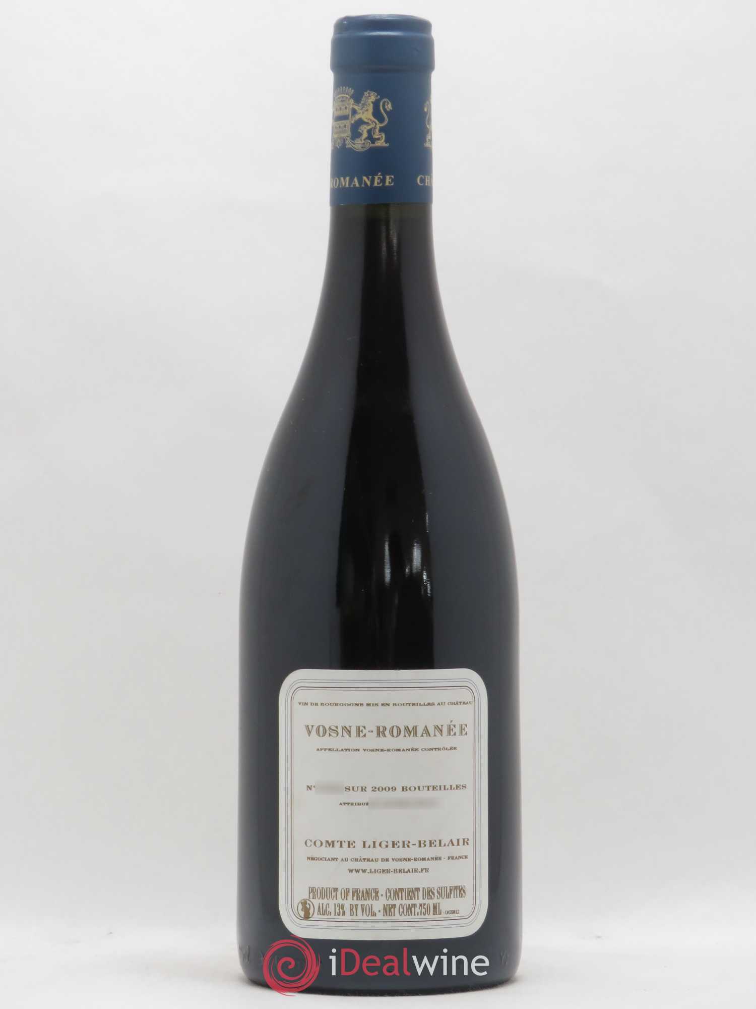 Vosne-Romanée Comte Liger-Belair (Domaine du) 2012 - Lot de 1 bouteille - 1