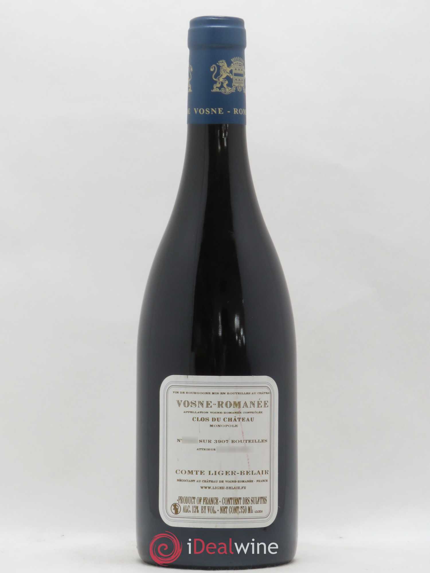 Vosne-Romanée Clos du Château Comte Liger-Belair (Domaine du) 2014 - Lot de 1 bouteille - 1