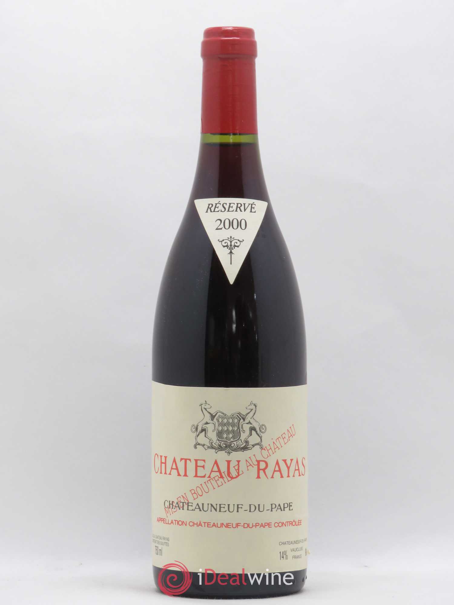Châteauneuf-du-Pape Château Rayas Emmanuel Reynaud 2000 - Lot de 1 bouteille - 0