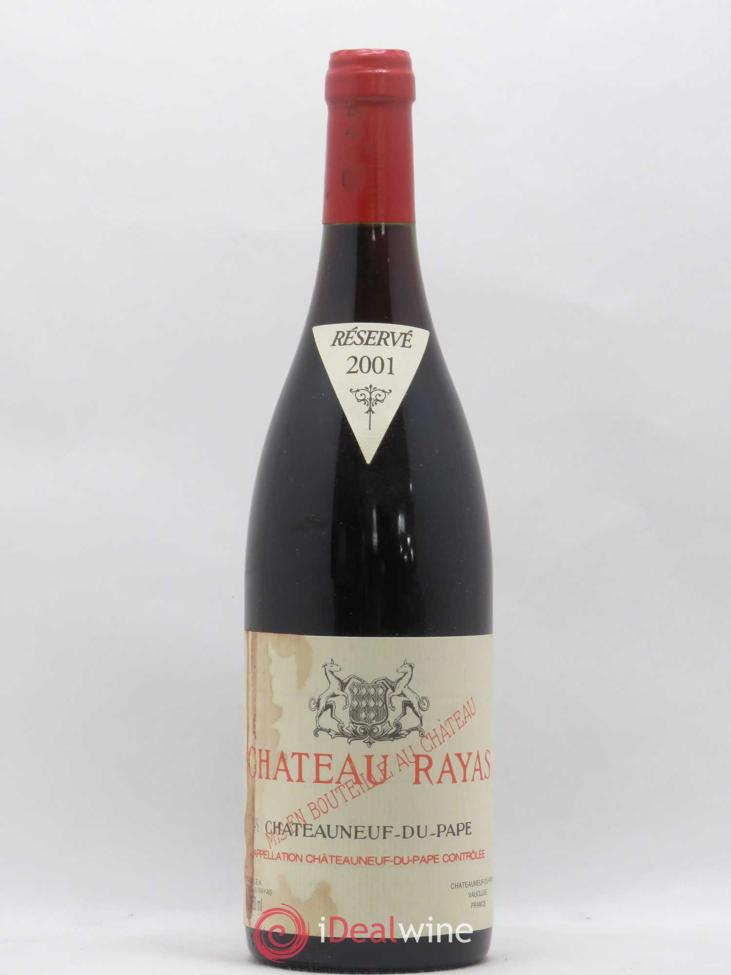 Châteauneuf-du-Pape Château Rayas Emmanuel Reynaud 2001 - Lot de 1 bouteille - 0