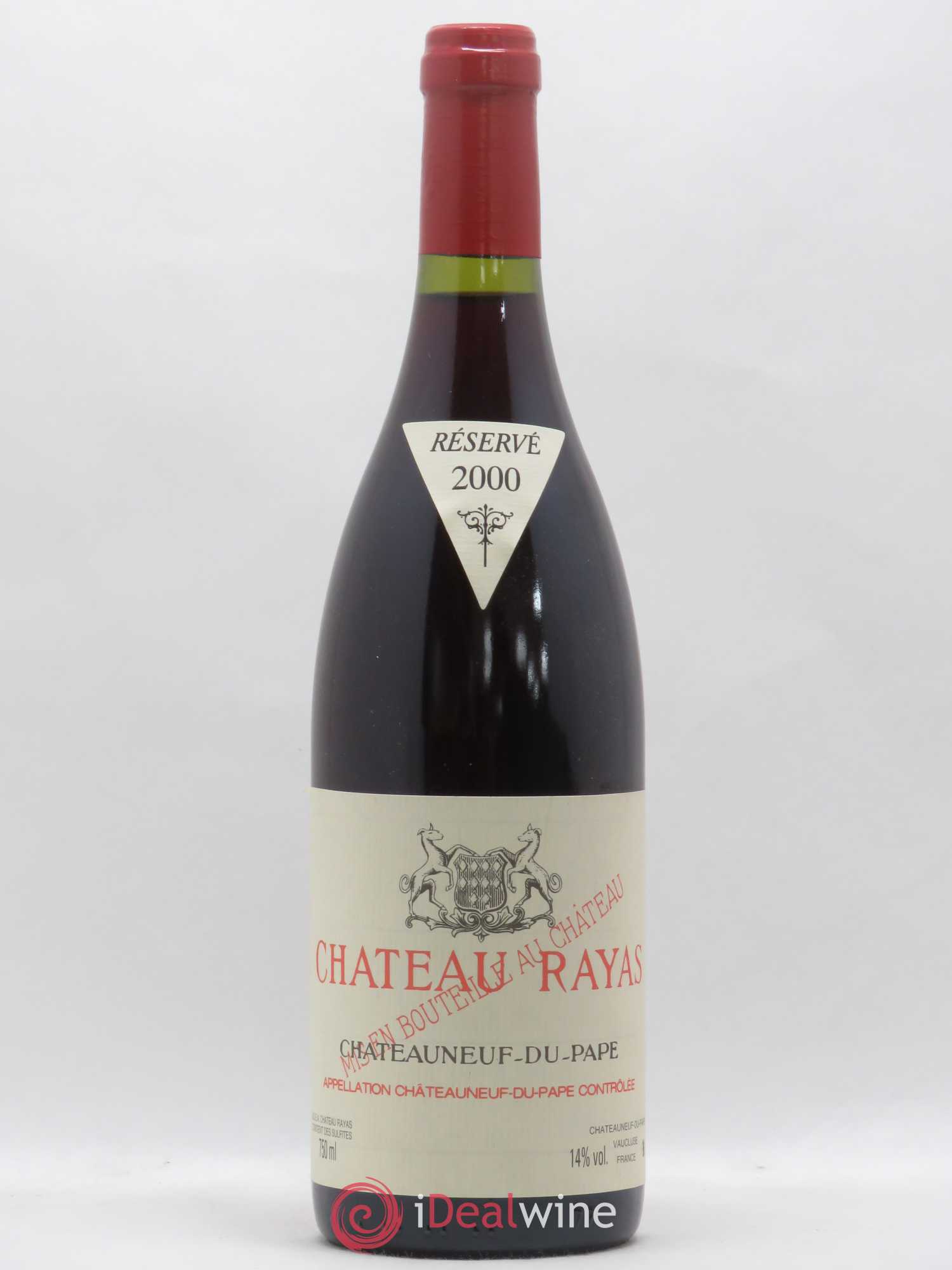 Châteauneuf-du-Pape Château Rayas Emmanuel Reynaud 2000 - Lot de 1 bouteille - 0