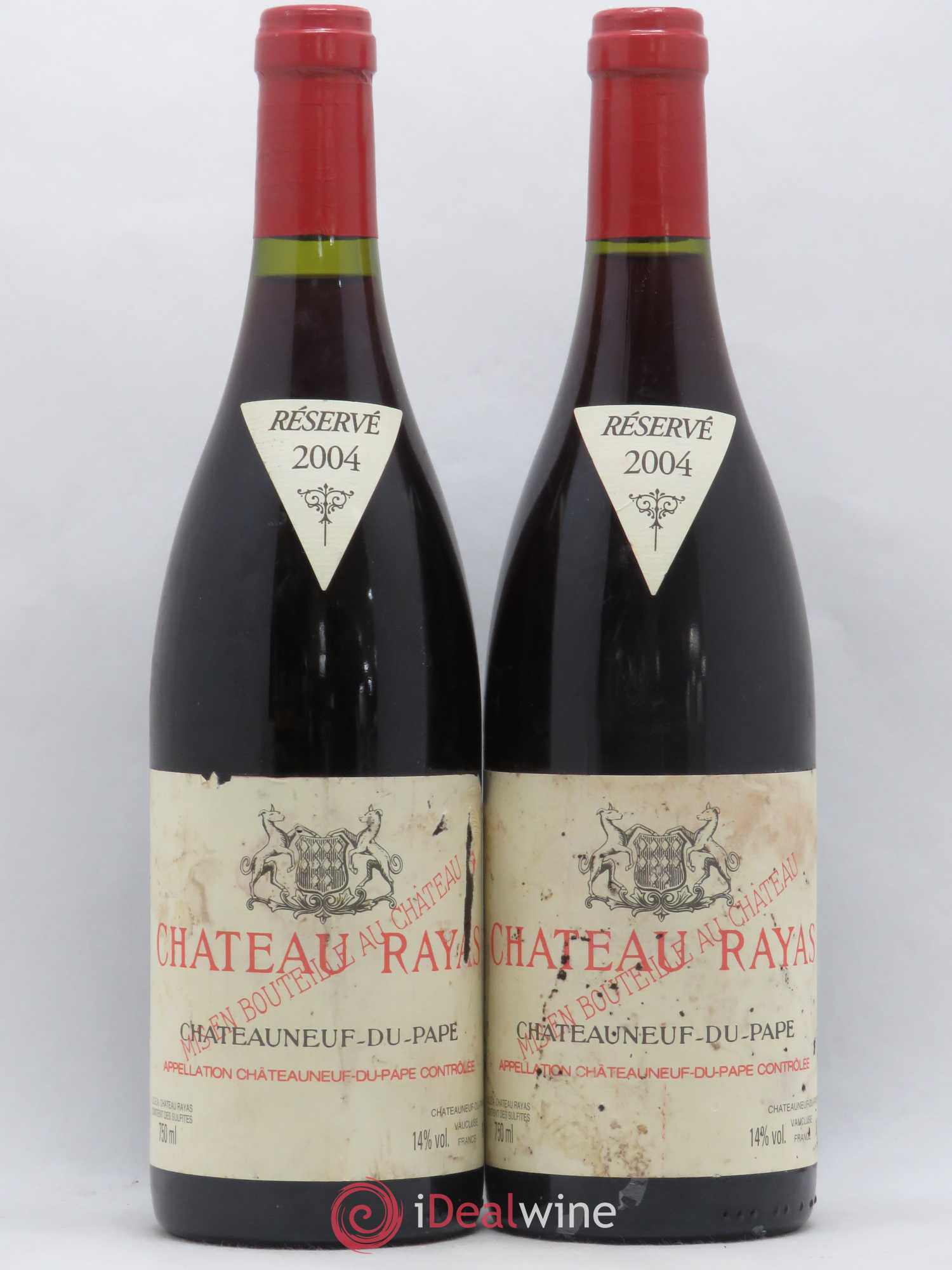 Châteauneuf-du-Pape Château Rayas Emmanuel Reynaud 2004 - Lot de 2 bouteilles - 0