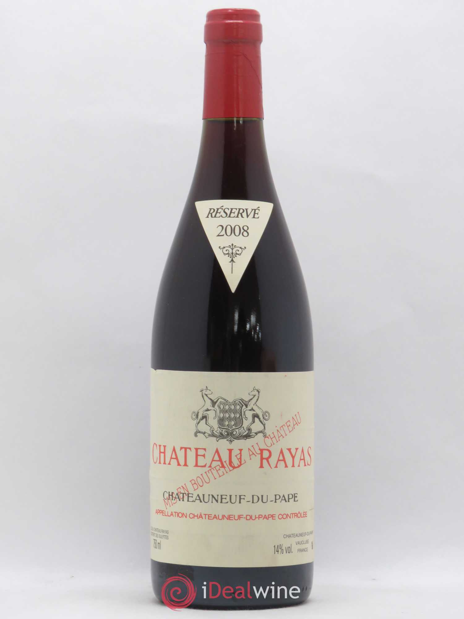 Châteauneuf-du-Pape Château Rayas Emmanuel Reynaud 2008 - Lot de 1 bouteille - 0
