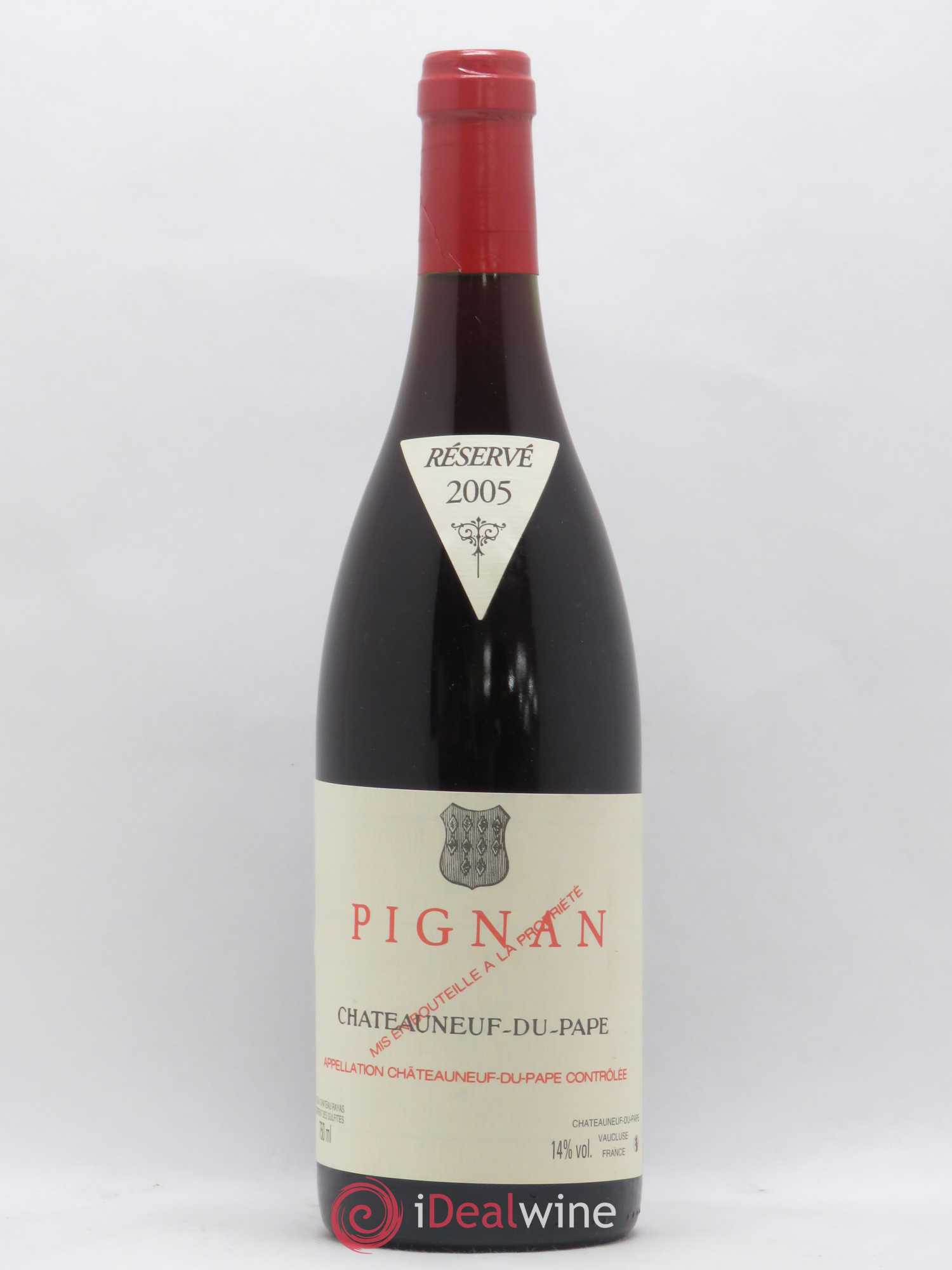 Châteauneuf-du-Pape Pignan Emmanuel Reynaud 2005 - Lot de 1 bouteille - 0