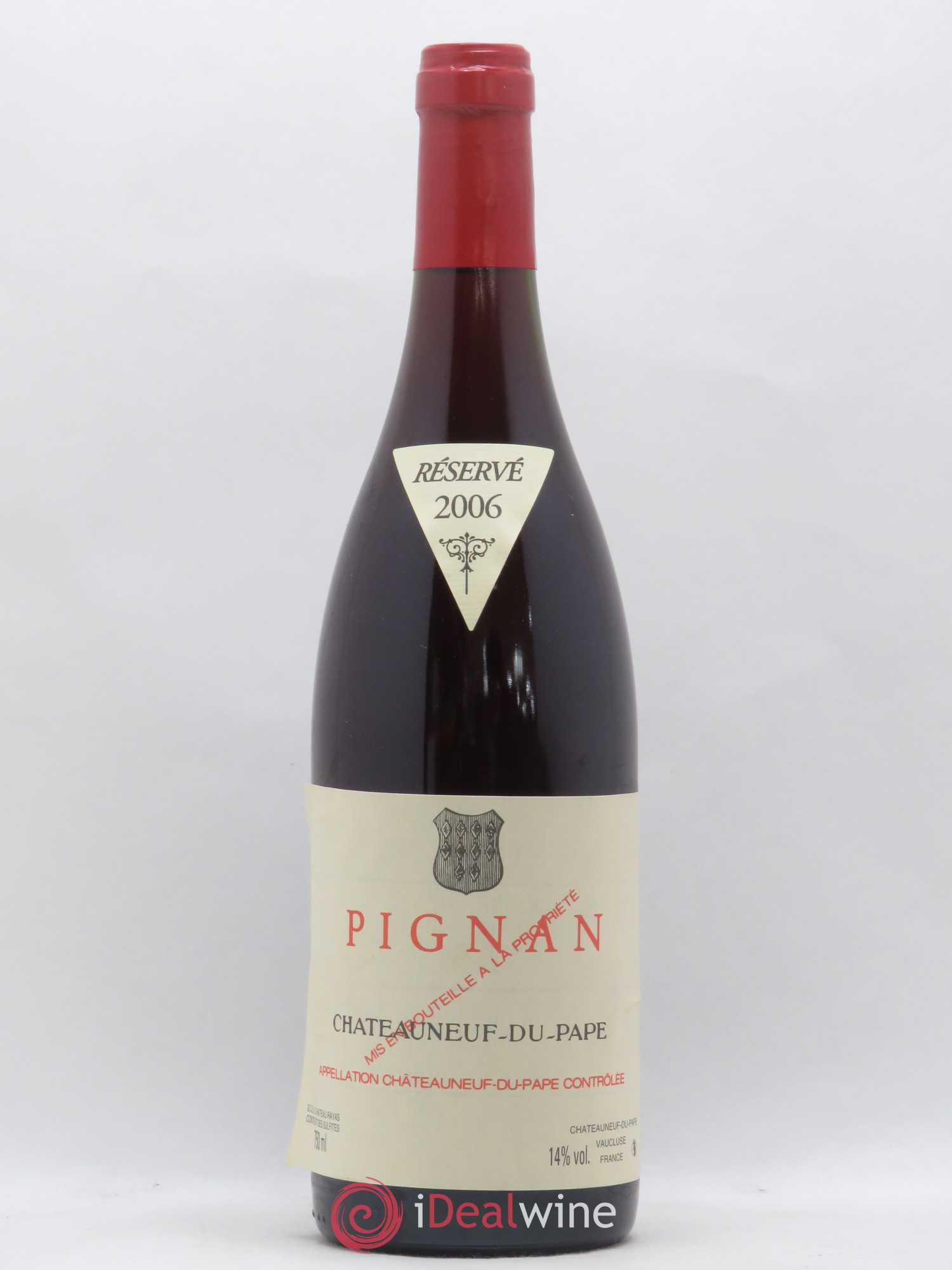 Châteauneuf-du-Pape Pignan Emmanuel Reynaud 2006 - Lot de 1 bouteille - 0