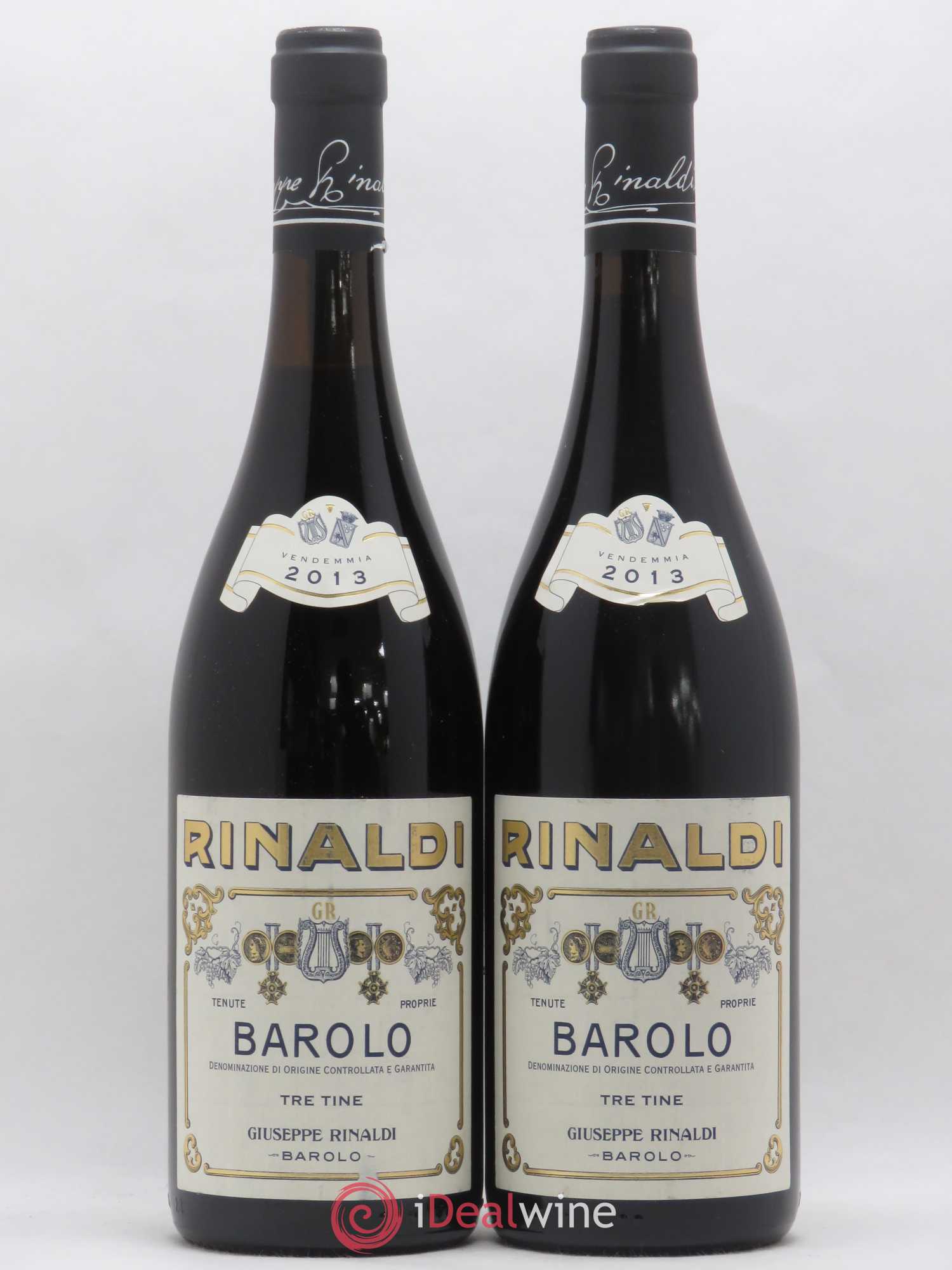 Barolo DOCG Tre Tine Giuseppe Rinaldi 2013 - Posten von 2 Flaschen - 0