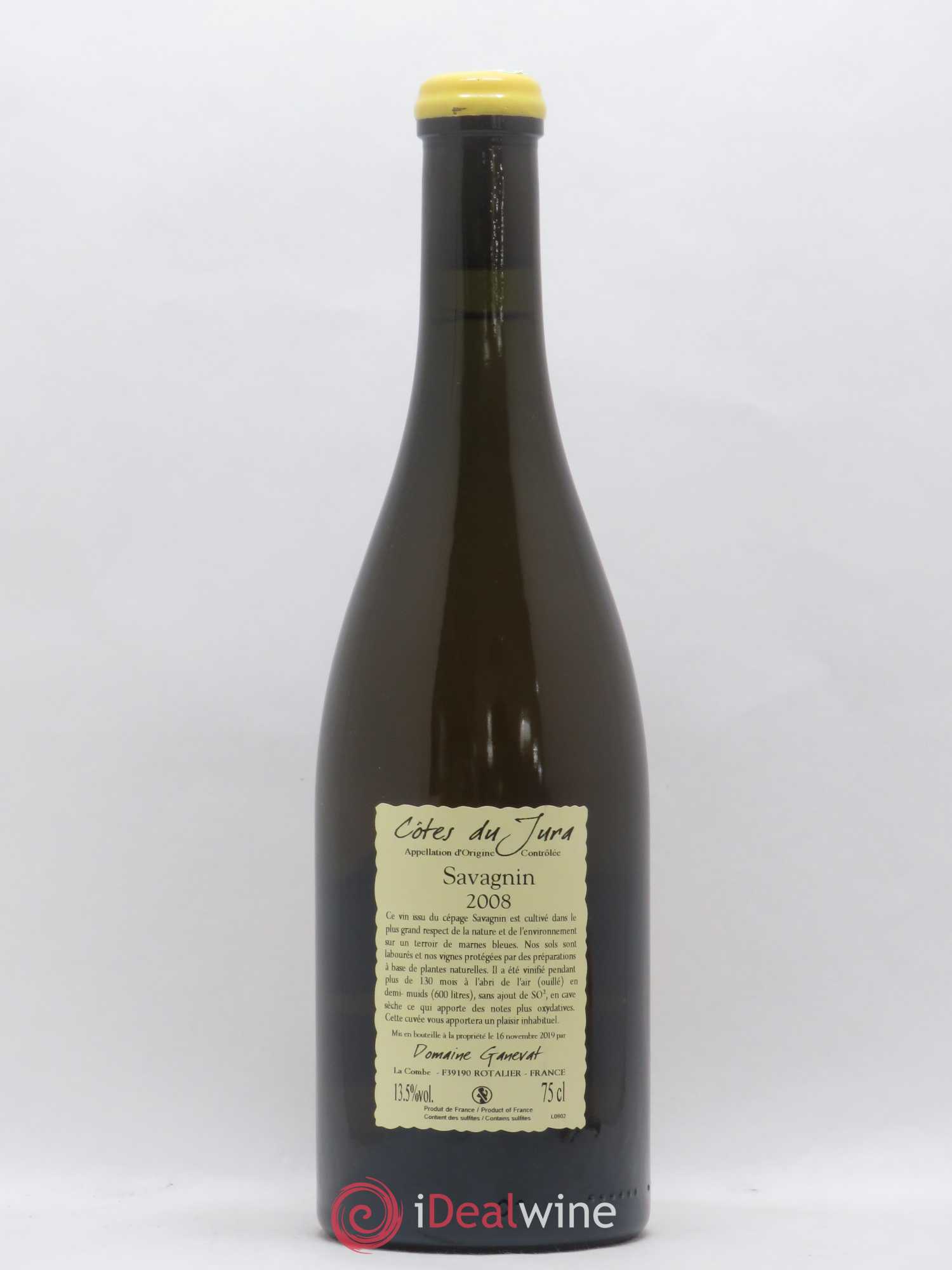 Côtes du Jura Les Vignes de mon Père Jean-François Ganevat (Domaine) 2008 - Lot de 1 bouteille - 1