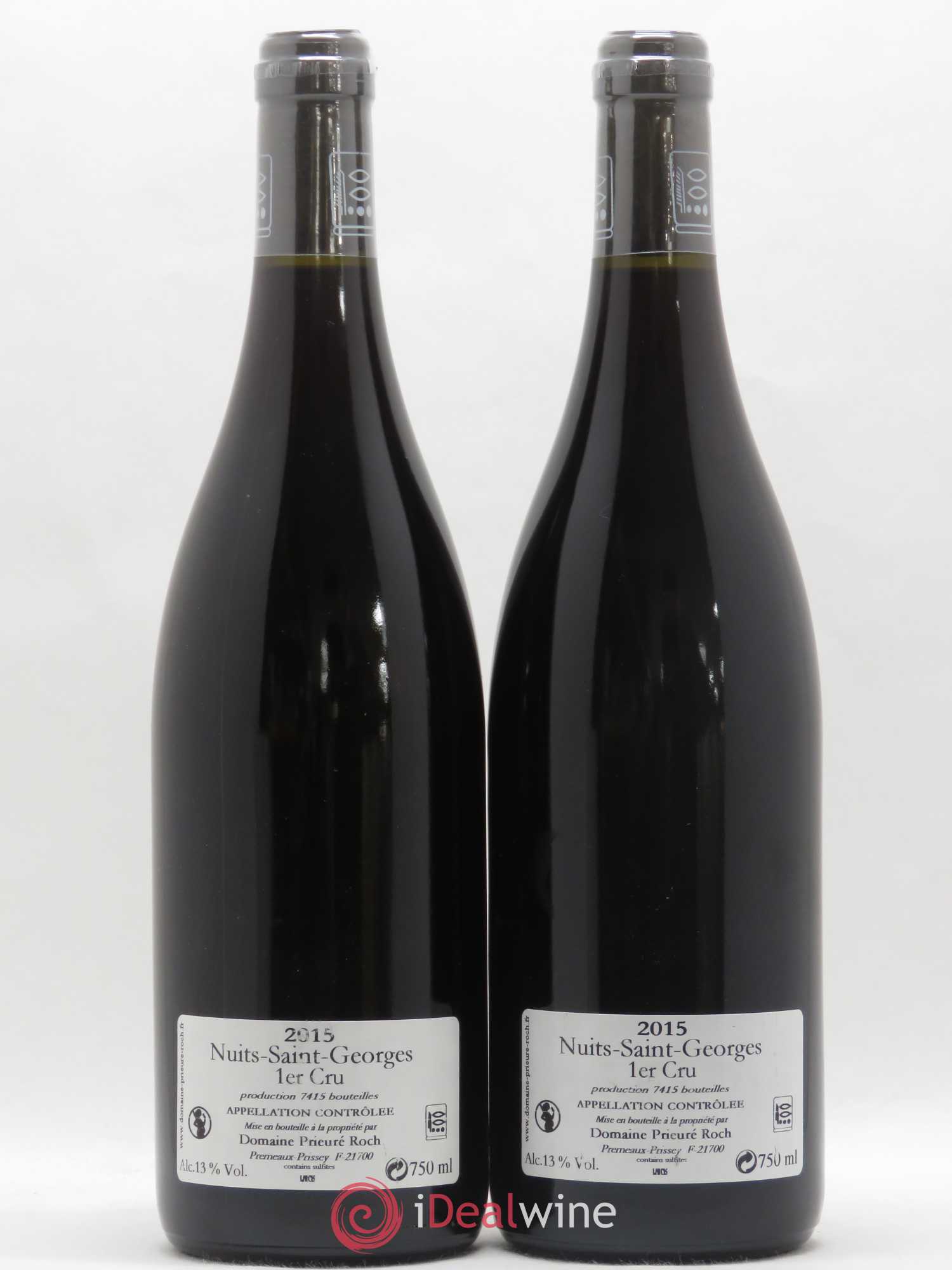 Nuits-Saint-Georges 1er Cru Prieuré Roch 2015 - Lot de 2 bouteilles - 1