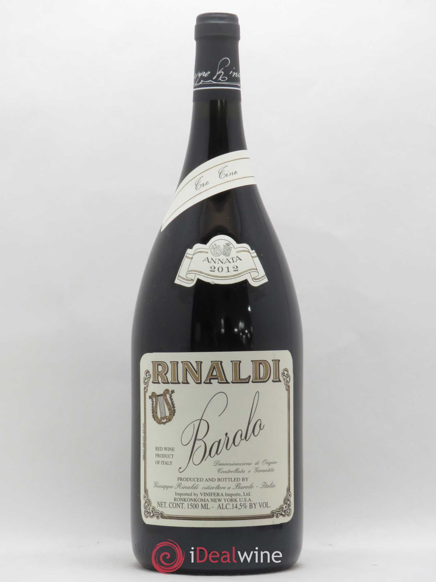 Barolo DOCG Tre Tine Giuseppe Rinaldi 2012 - Posten von 1 Magnum - 0