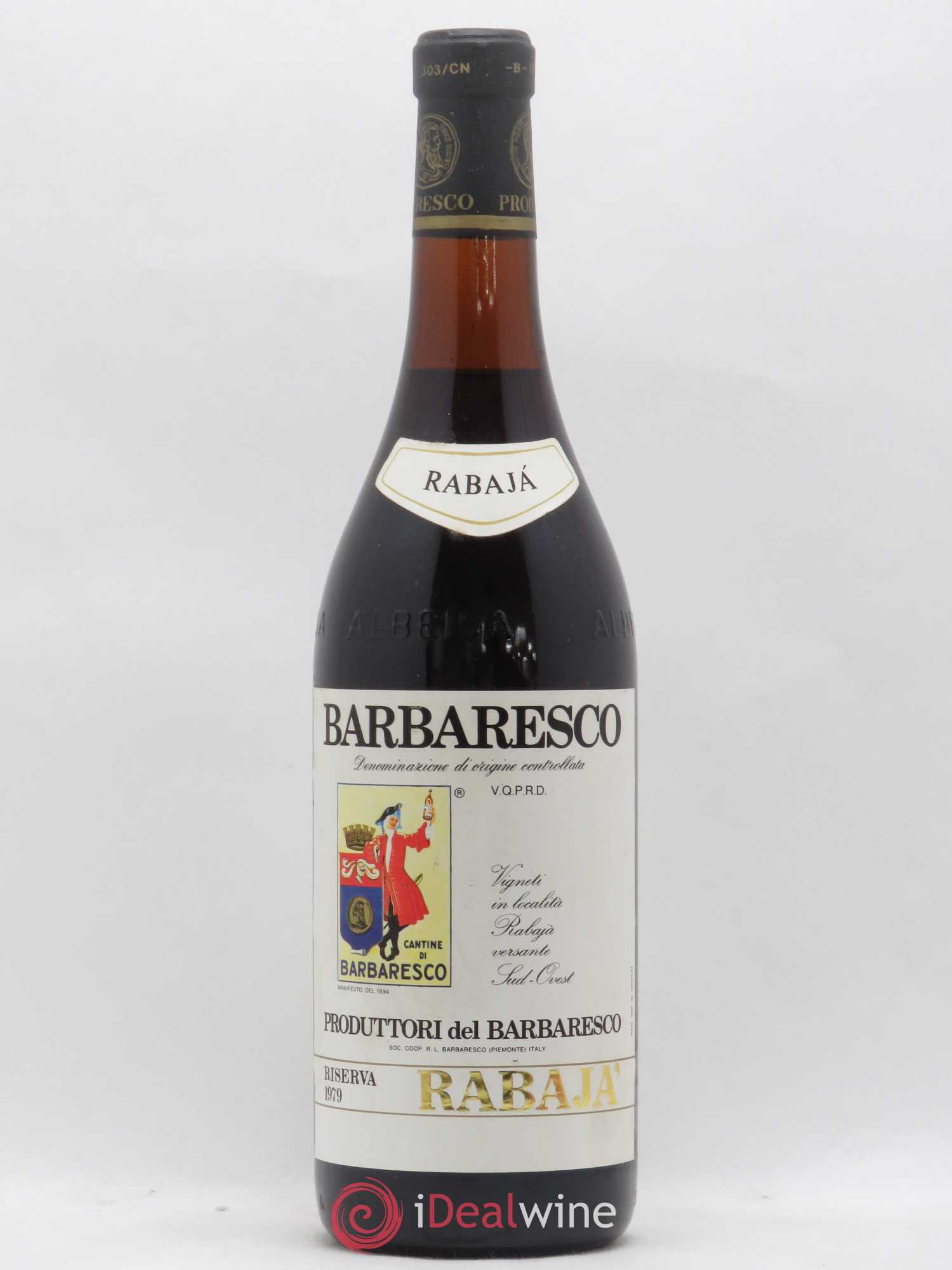 Barbaresco DOCG Rabaja Riserva Produttori del Barbaresco 1979 - Lot de 1 bouteille - 0