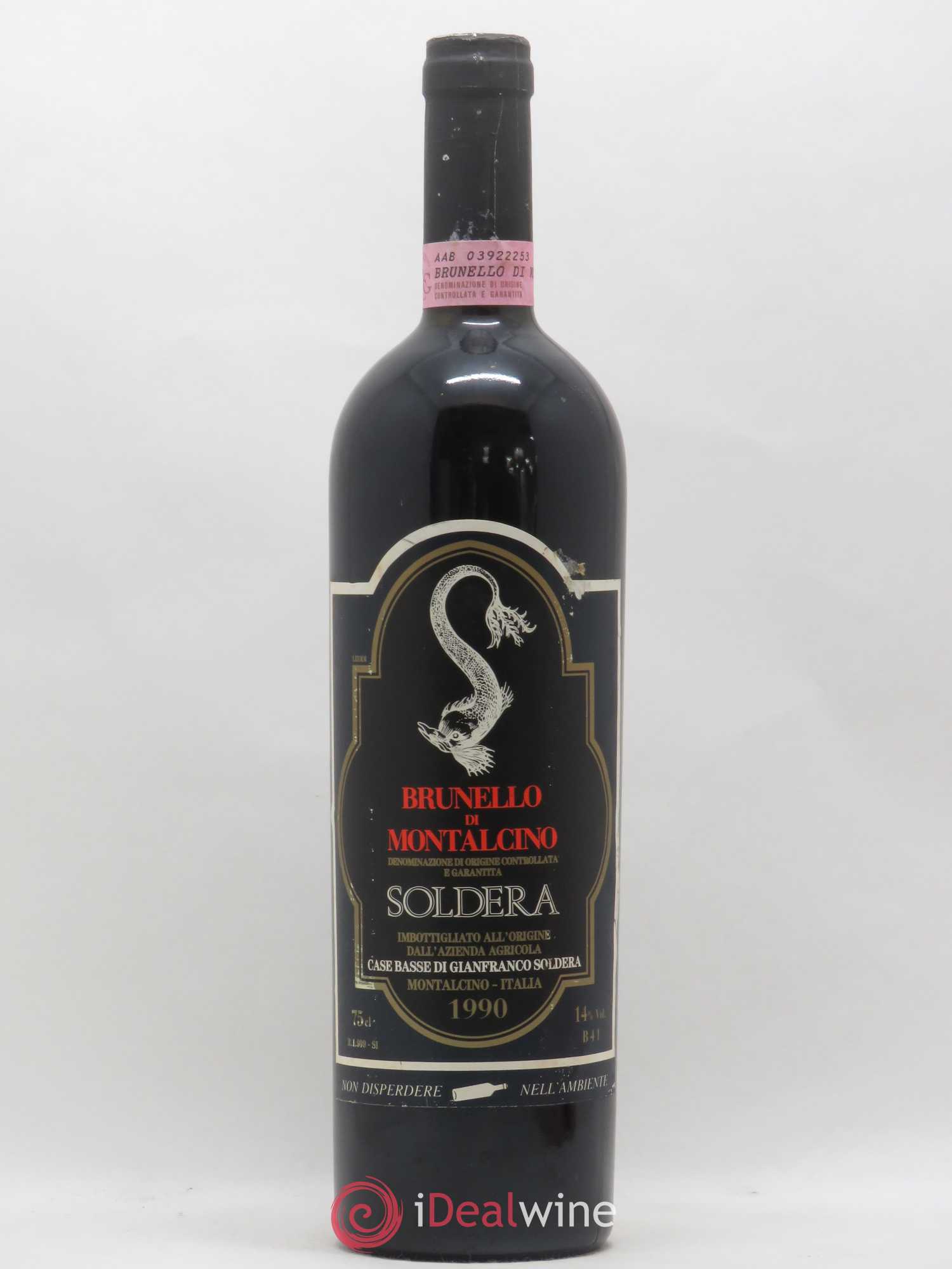 Brunello di Montalcino Soldera Case Basse Riserva 1990 - Lot de 1 bouteille - 0