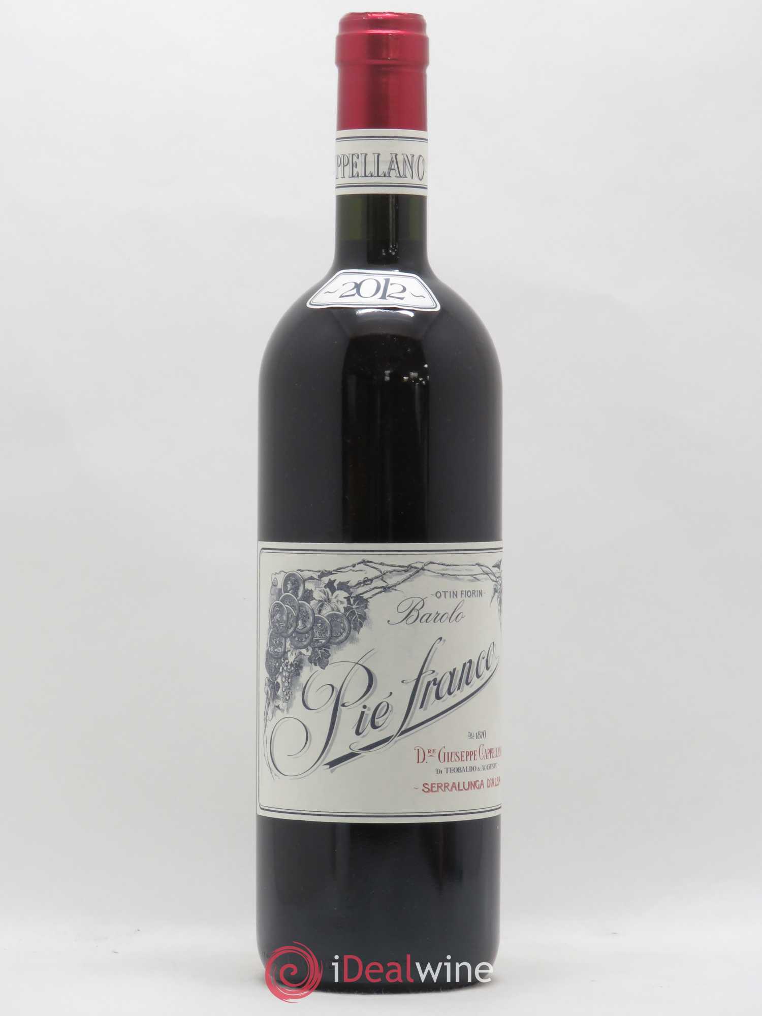 Barolo DOCG Pié Franco Cappellano 2012 - Lot de 1 bouteille - 0