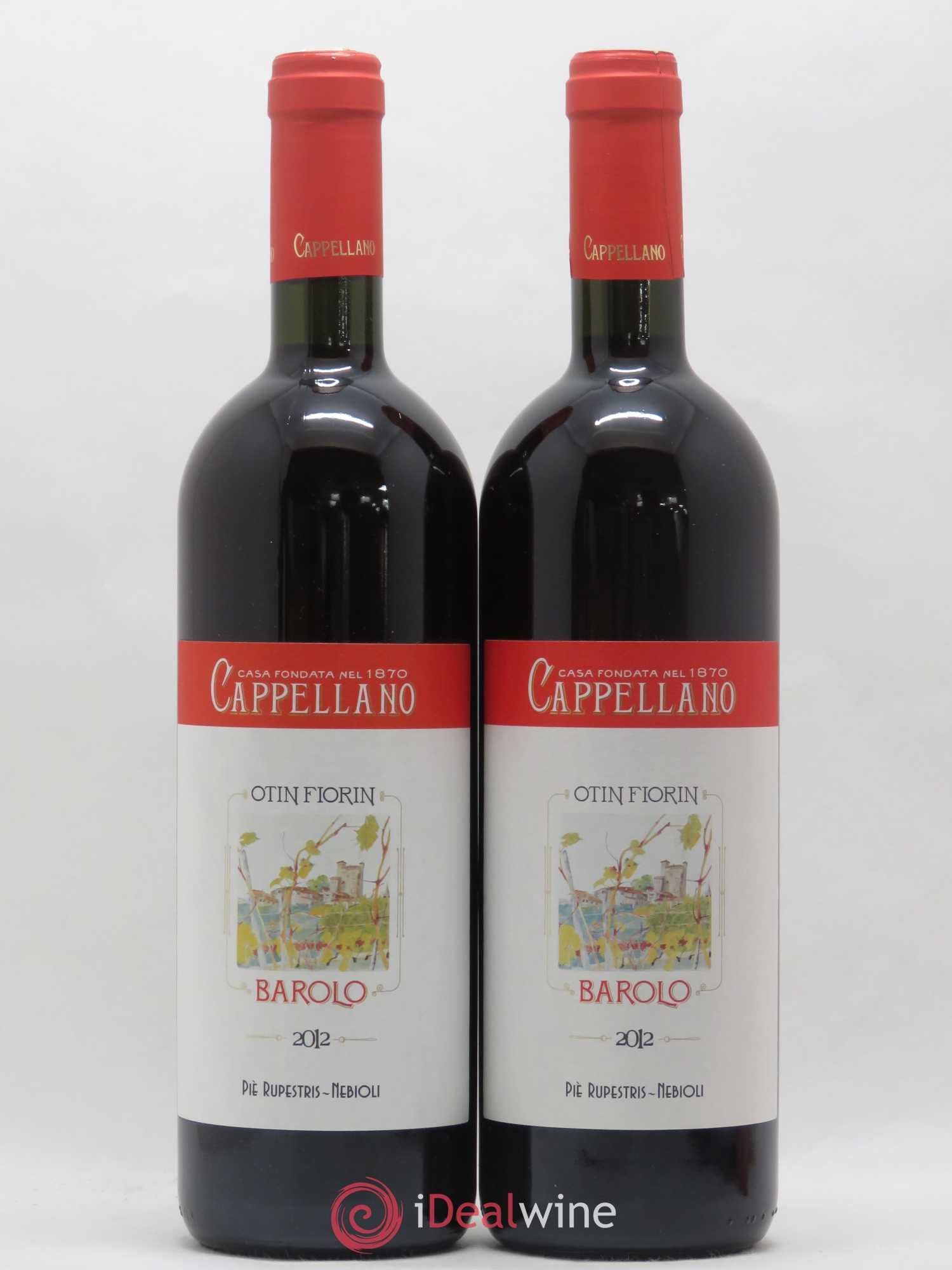 Barolo DOCG Pie Rupestris Cappellano 2012 - Posten von 2 Flaschen - 0