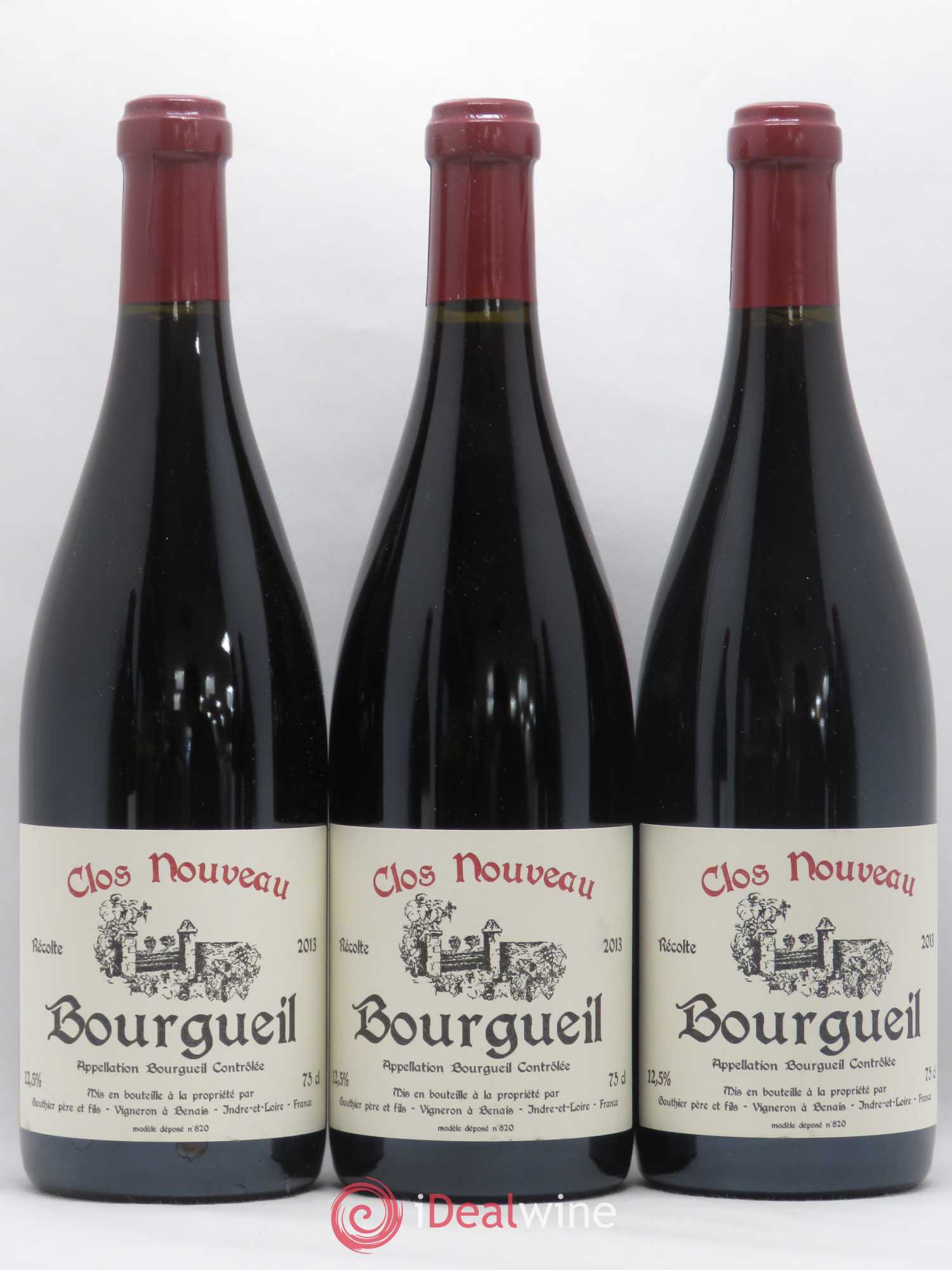 Bourgueil Clos Nouveau Domaine du Bel Air 2013 - Lot de 6 bouteilles - 1