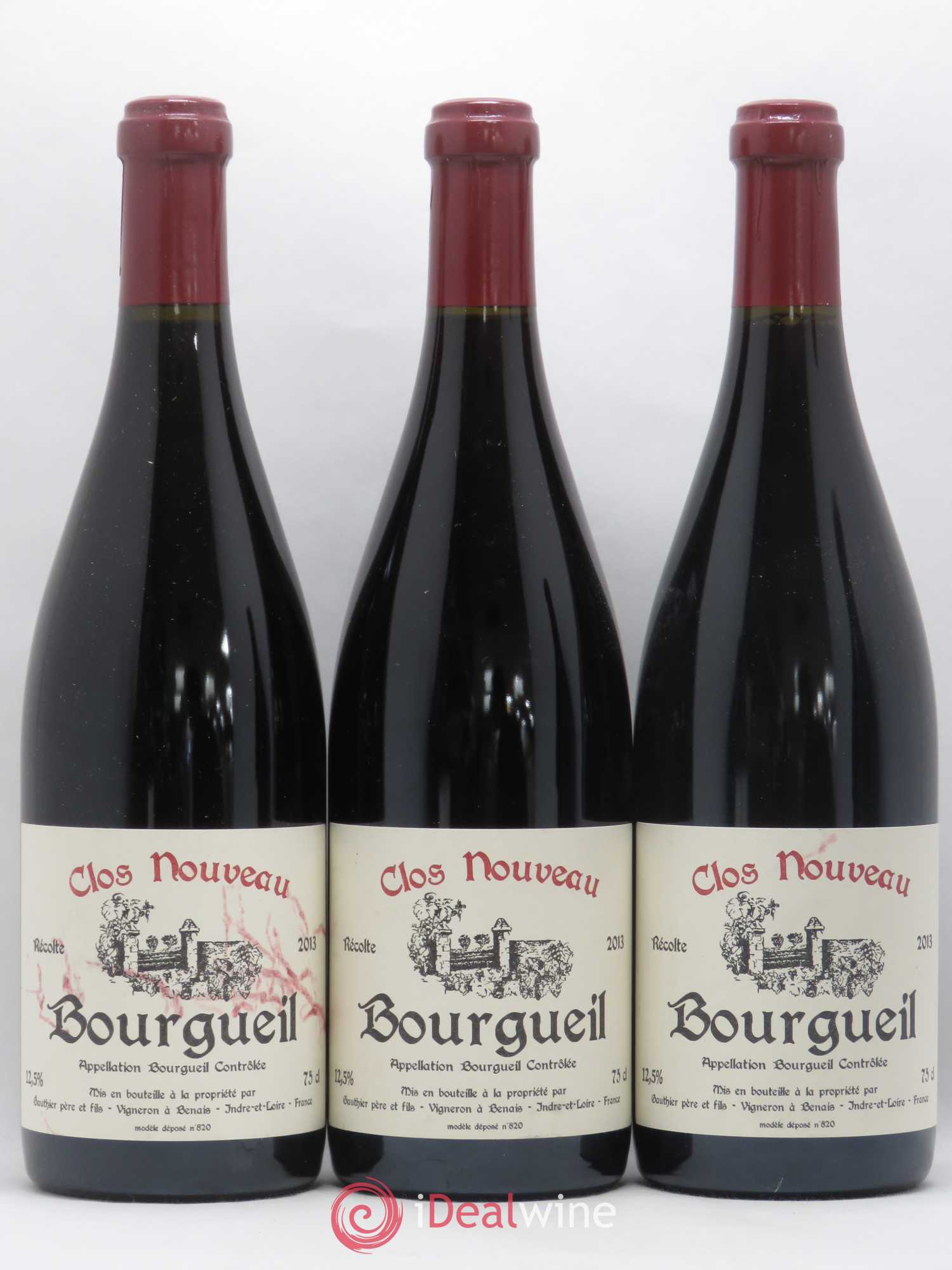 Bourgueil Clos Nouveau Domaine du Bel Air 2013 - Lot de 6 bouteilles - 2