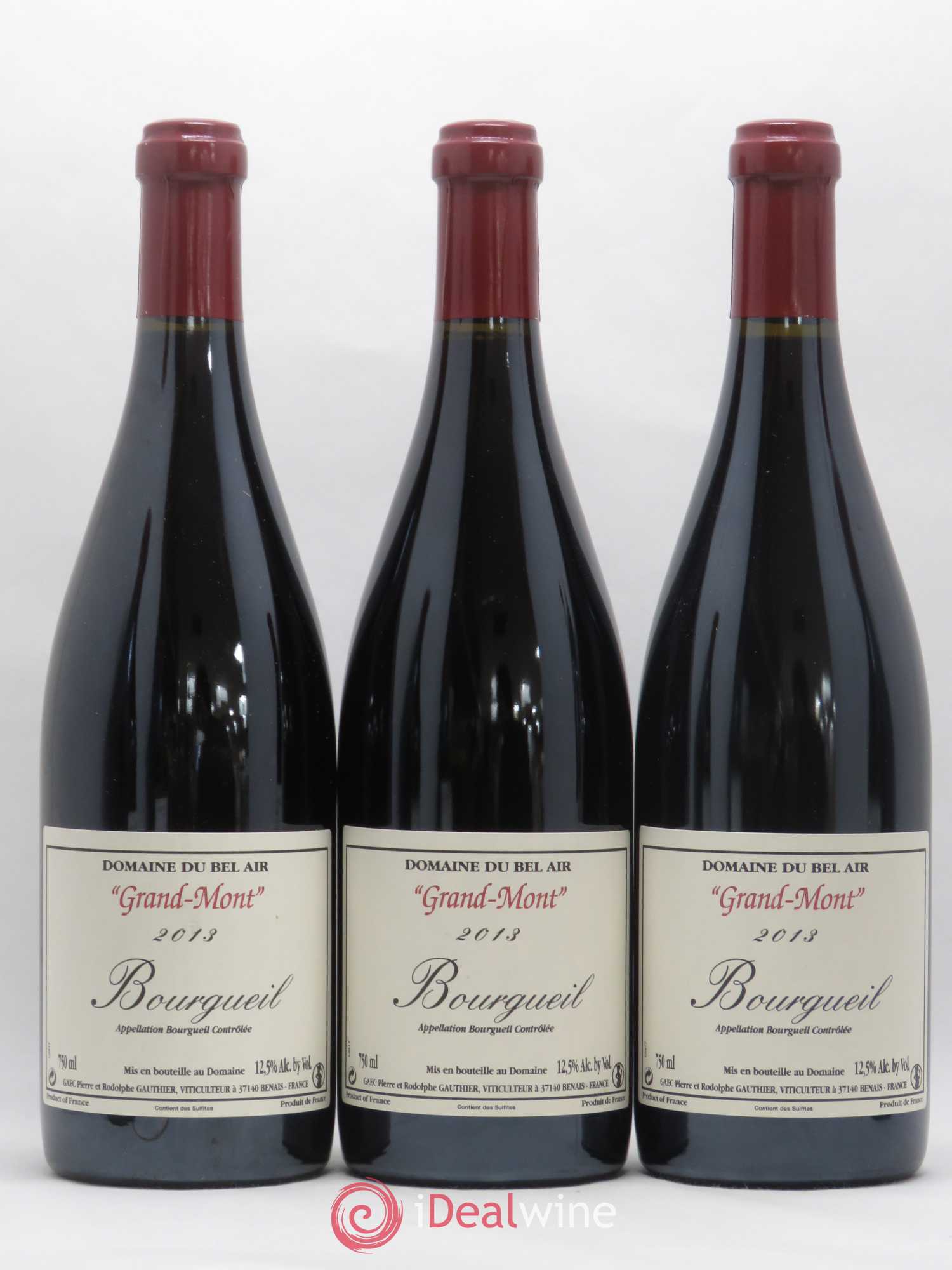 Bourgueil Grand Mont Domaine du Bel Air 2013 - Lot de 6 bouteilles - 1