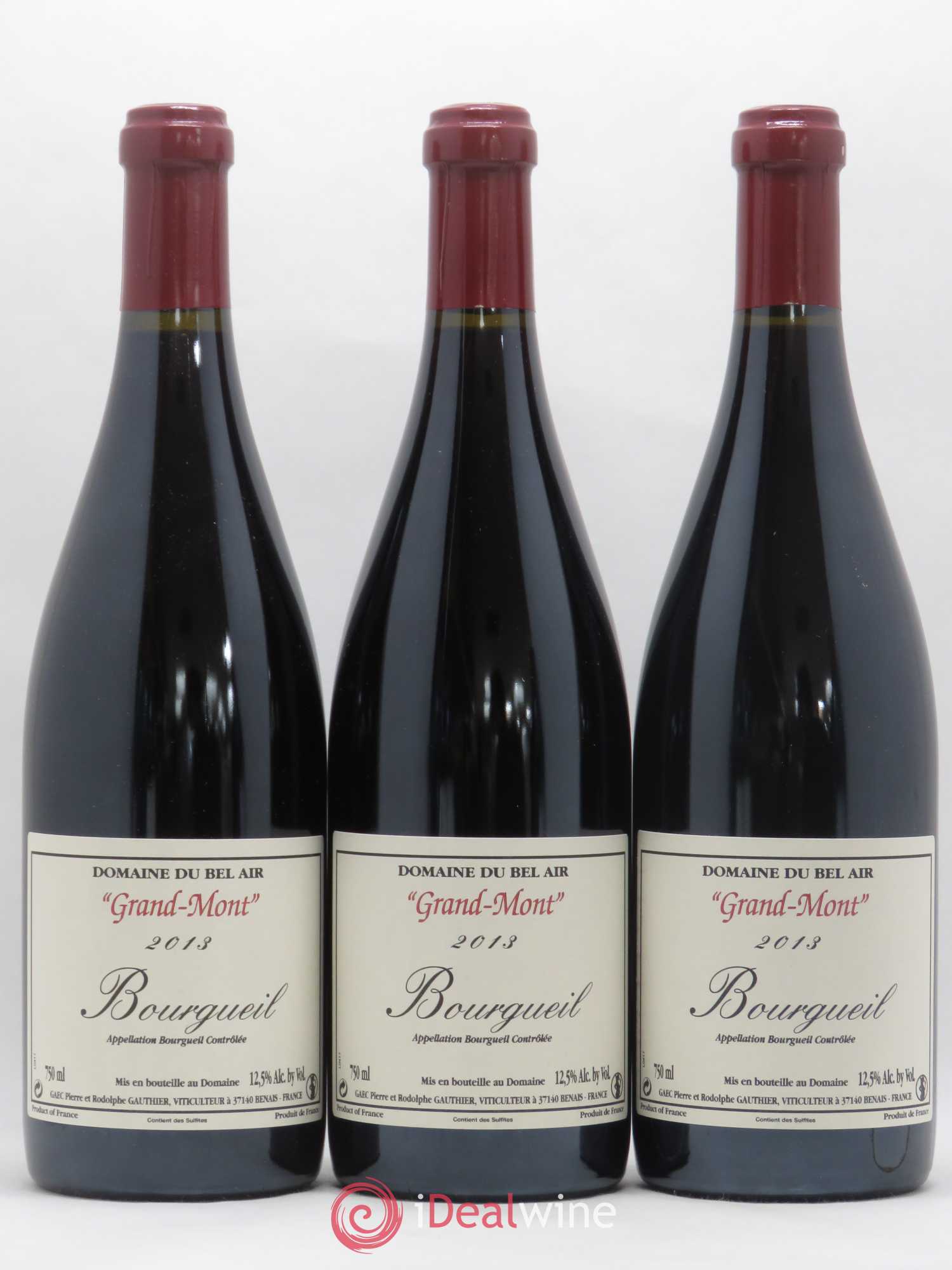 Bourgueil Grand Mont Domaine du Bel Air 2013 - Lotto di 6 bottiglie - 1