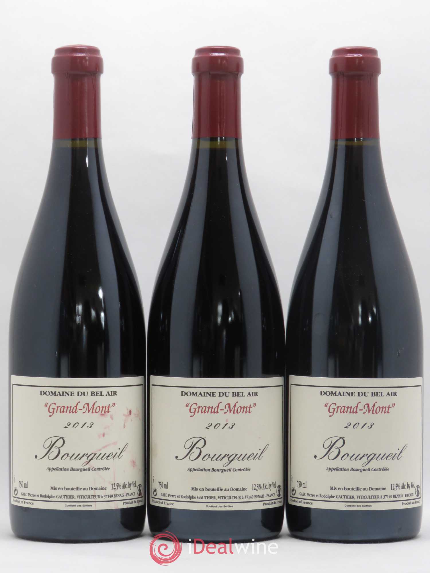 Bourgueil Grand Mont Domaine du Bel Air 2013 - Lotto di 6 bottiglie - 2