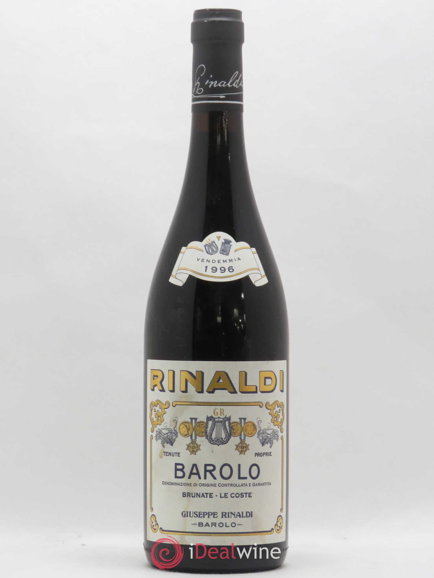 Barolo DOCG Brunate Le Coste Giuseppe Rinaldi 1996 - Posten von 1 Flasche - 0