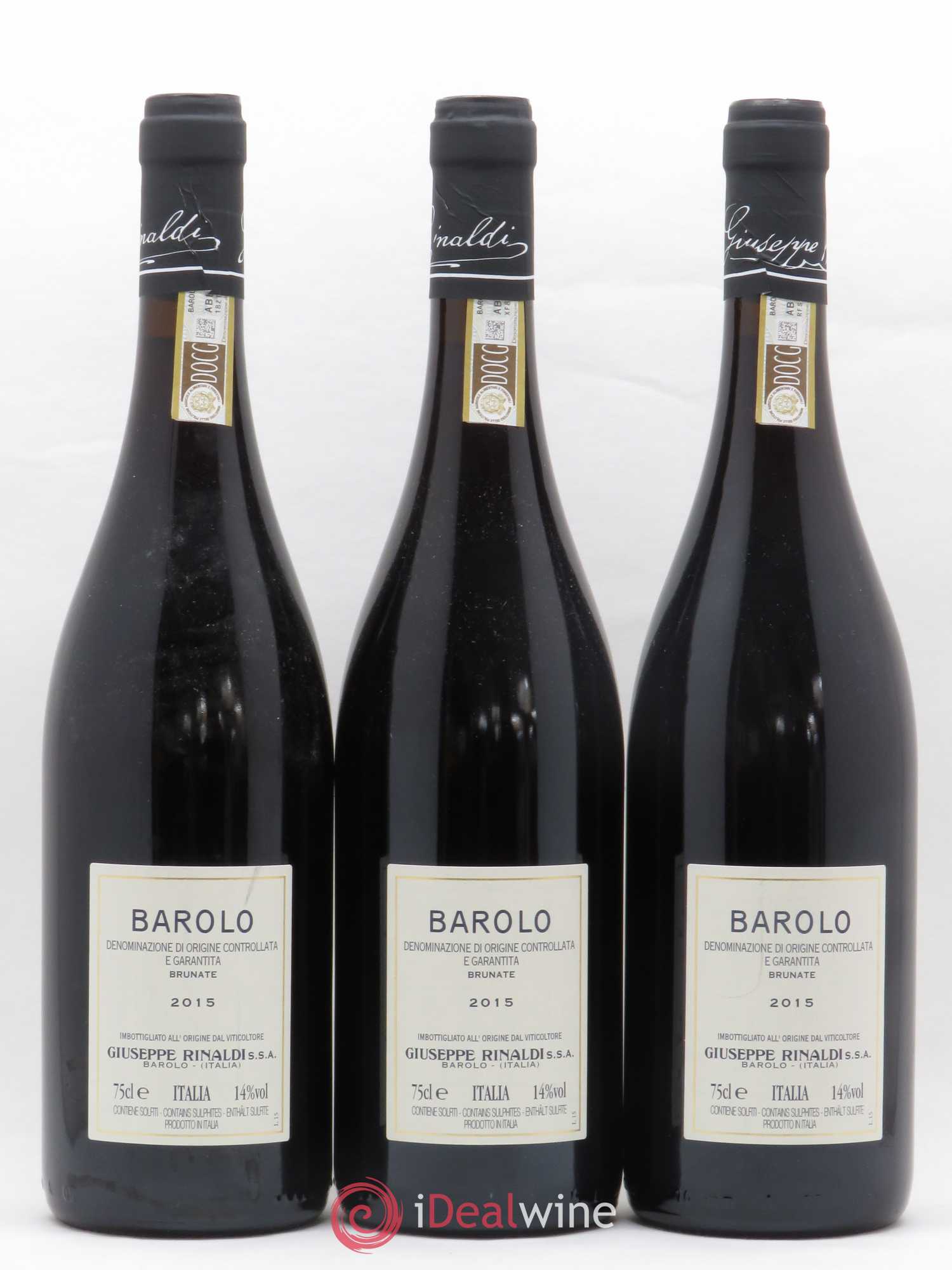 Barolo DOCG Brunate Giuseppe Rinaldi 2015 - Lot de 12 bouteilles - 2