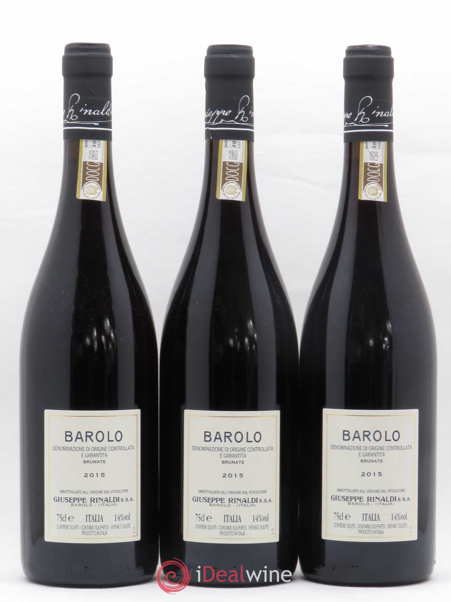Barolo DOCG Brunate Giuseppe Rinaldi 2015 - Lot de 12 bouteilles - 6