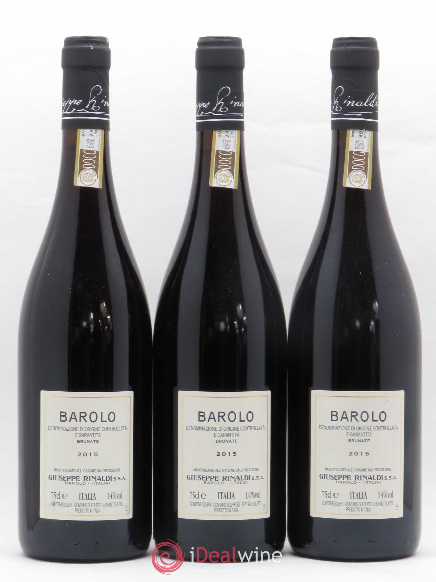 Barolo DOCG Brunate Giuseppe Rinaldi 2015 - Lot de 12 bouteilles - 8