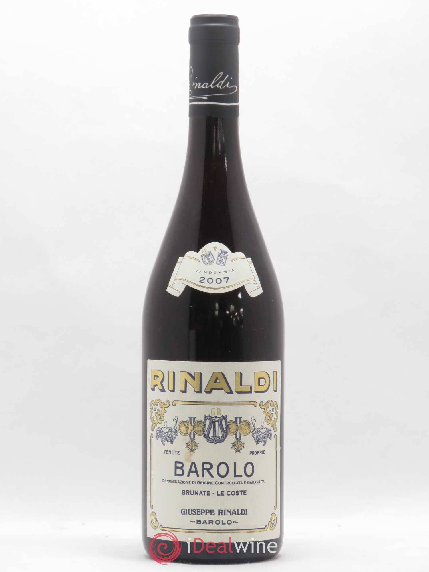 Barolo DOCG Brunate Le Coste Giuseppe Rinaldi 2007 - Lot de 1 bouteille - 0