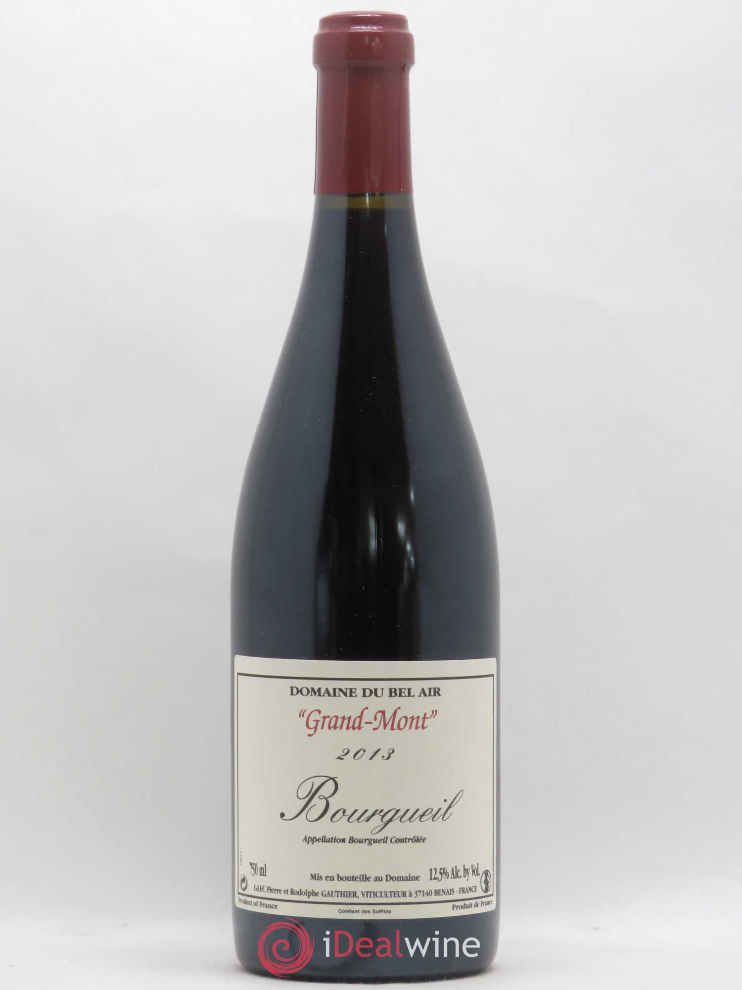 Bourgueil Grand Mont Domaine du Bel Air 2013 - Lot de 1 bouteille - 0