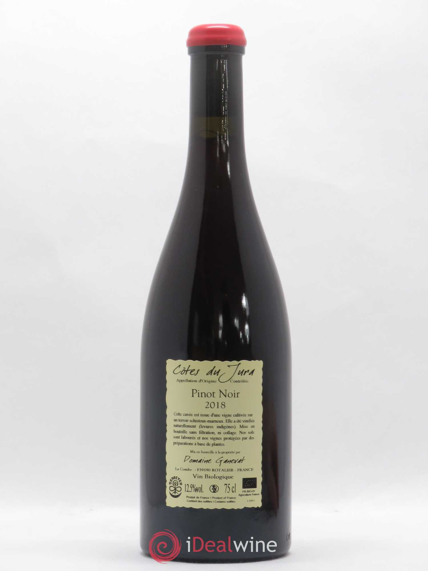 Côtes du Jura Pinot Noir En Billat  Jean-François Ganevat (Domaine) 2018 - Lot de 1 bouteille - 1