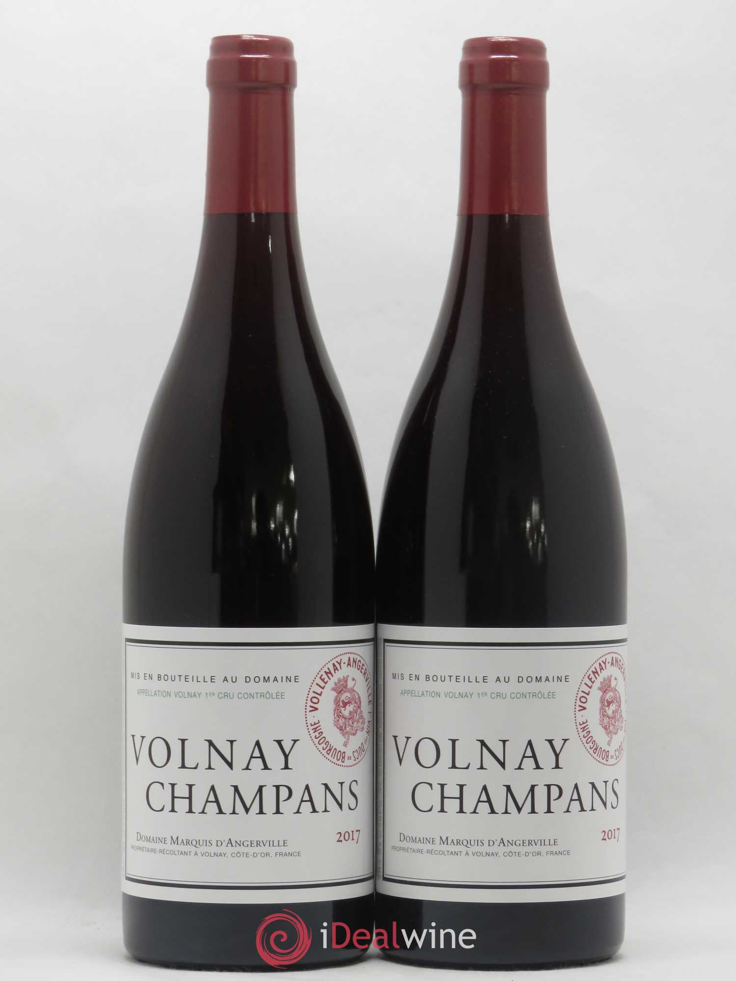 Volnay 1er Cru Champans Marquis d'Angerville (Domaine) 2017 - Lot de 2 bouteilles - 0