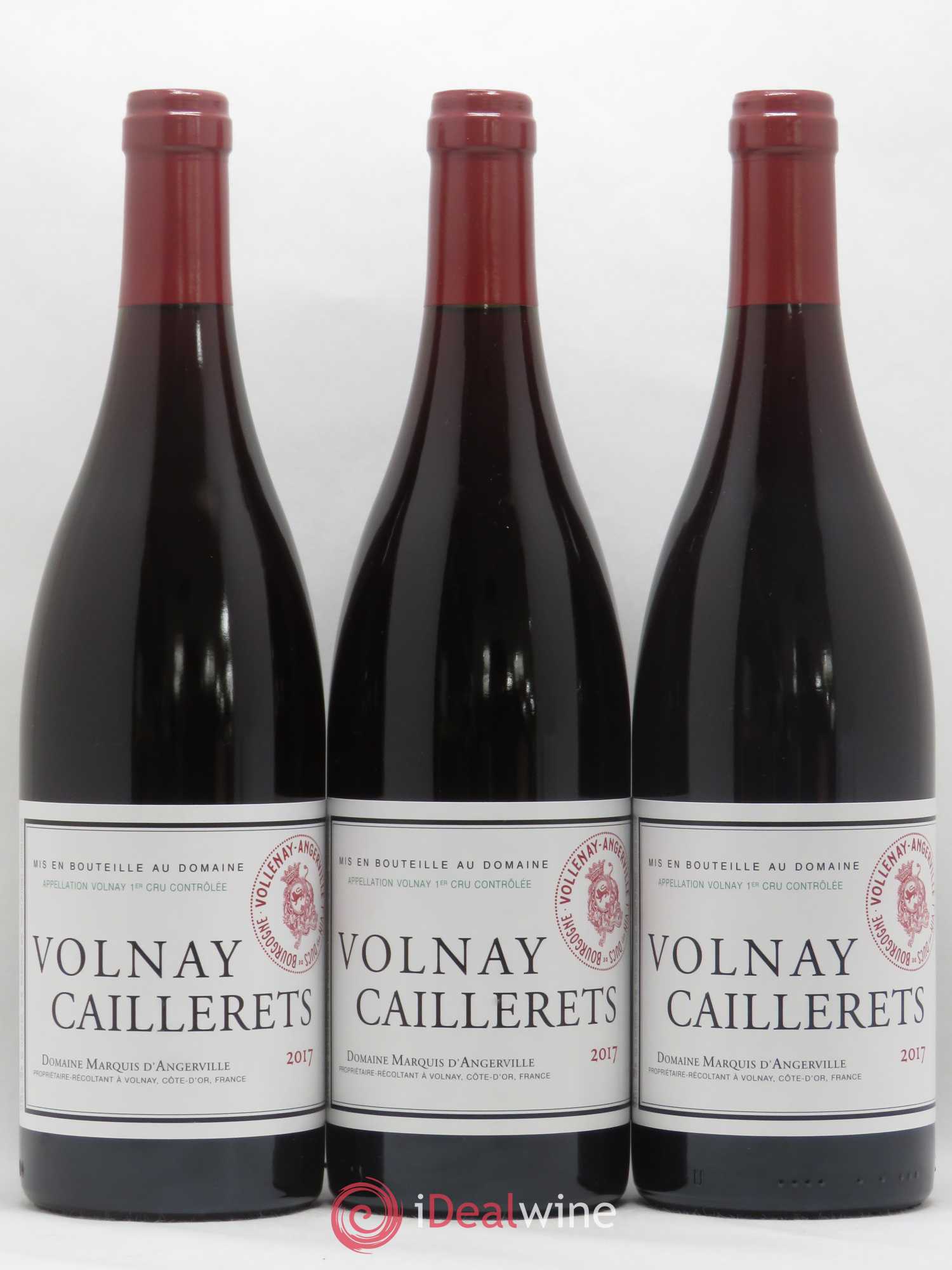 Volnay 1er Cru Caillerets Marquis d'Angerville (Domaine) 2017 - Lot de 6 bouteilles - 1