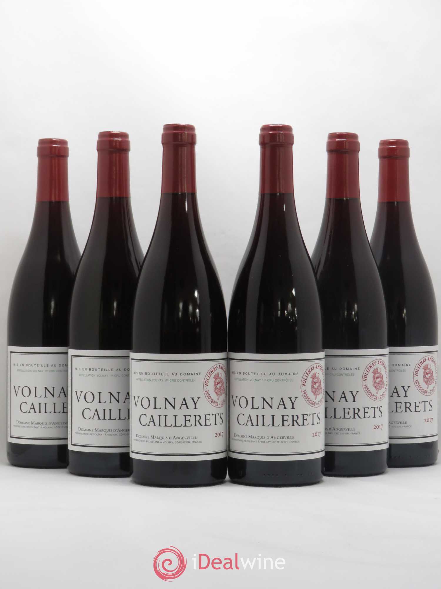 Volnay 1er Cru Caillerets Marquis d'Angerville (Domaine) 2017 - Lot de 6 bouteilles - 0