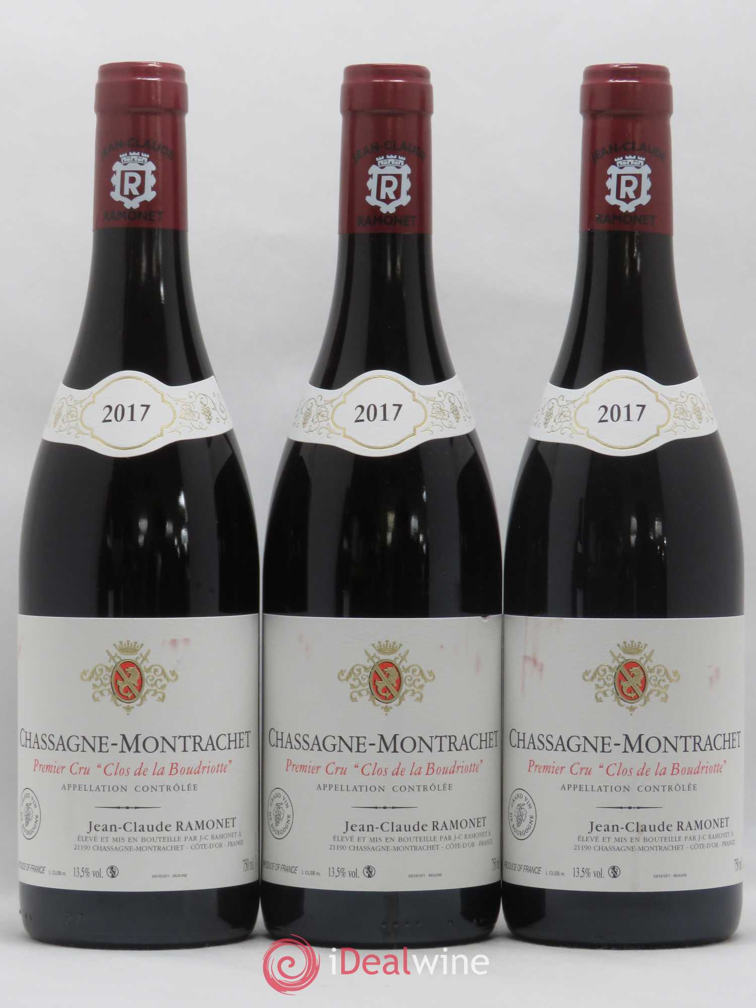 Chassagne-Montrachet 1er Cru Clos de la Boudriotte Bachelet-Ramonet (Domaine) 2017 - Lot de 12 bouteilles - 1