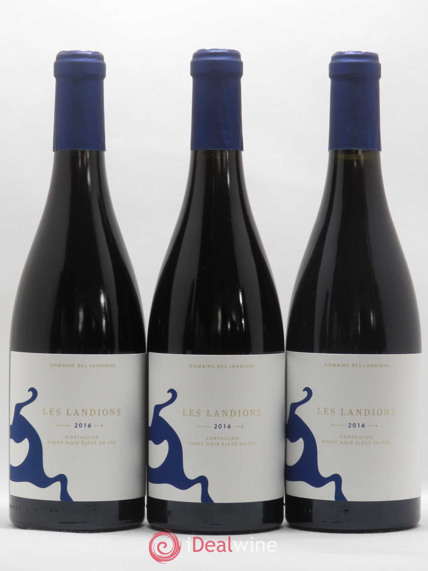 Neuchâtel Cortaillod Les Landions Landions (Domaine des) 2016 - Lot de 6 bouteilles - 1
