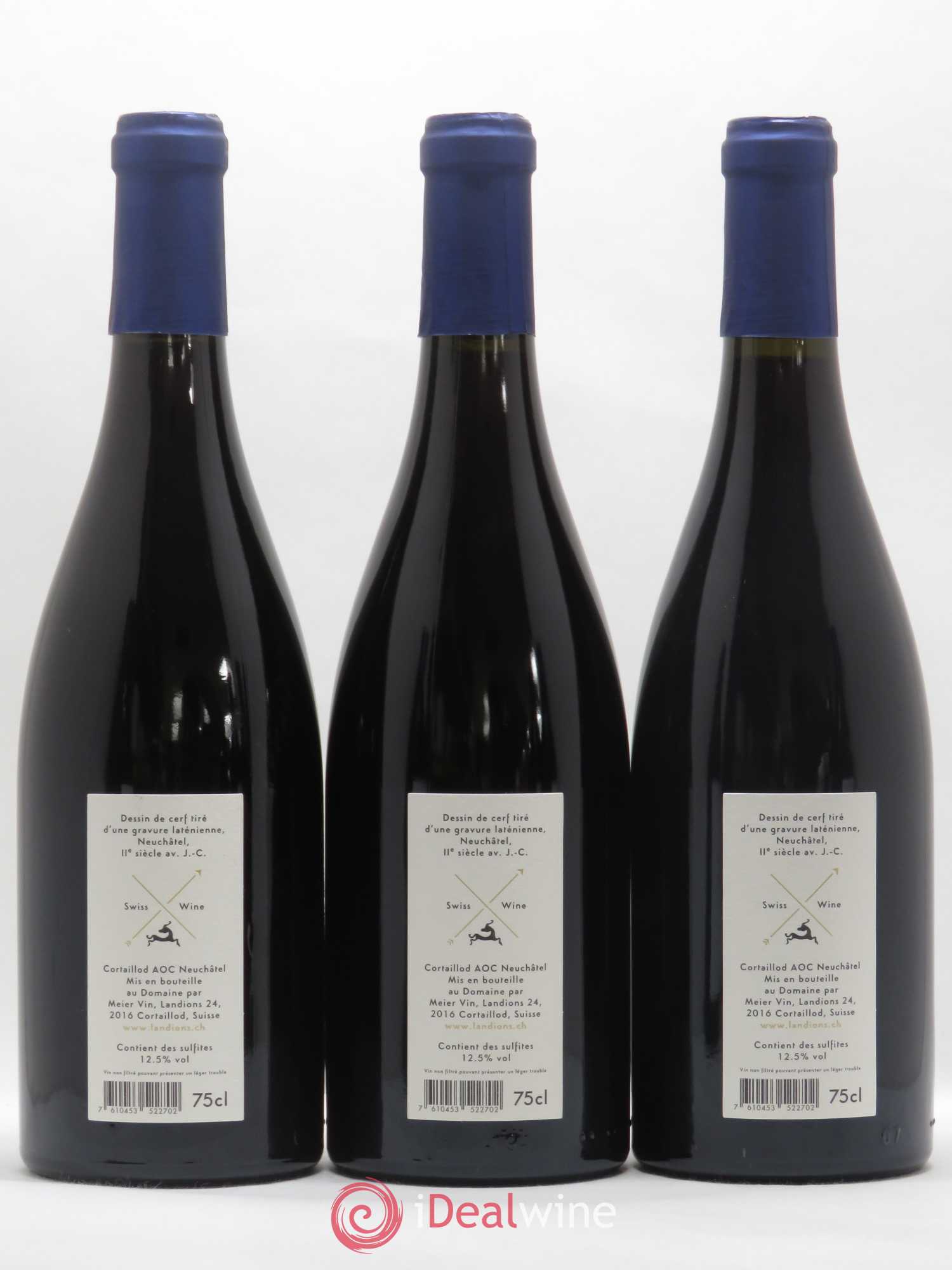 Neuchâtel Cortaillod Les Landions Landions (Domaine des) 2016 - Lot de 6 bouteilles - 2